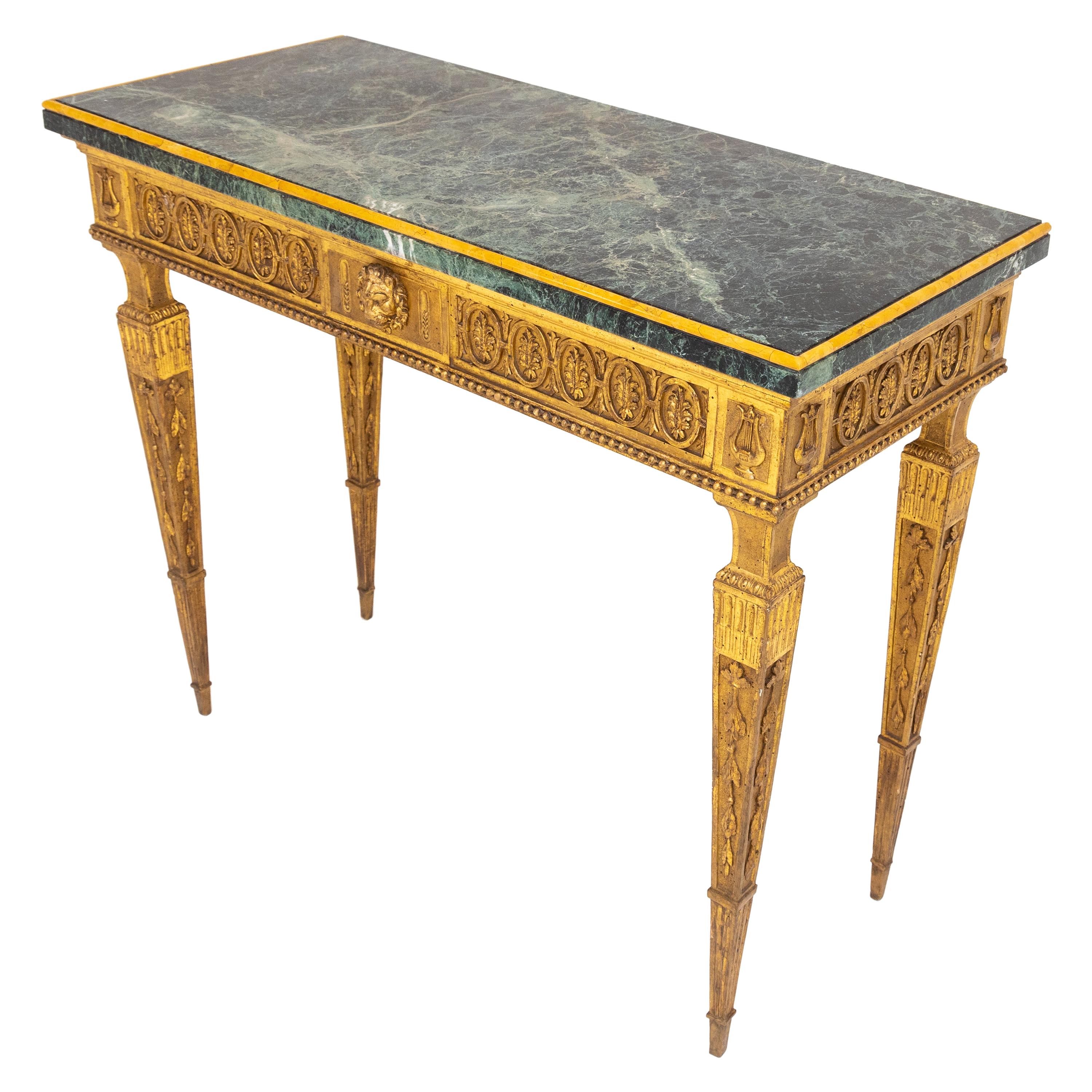 Classicist Console, Tuscany, Late 18th Century For Sale