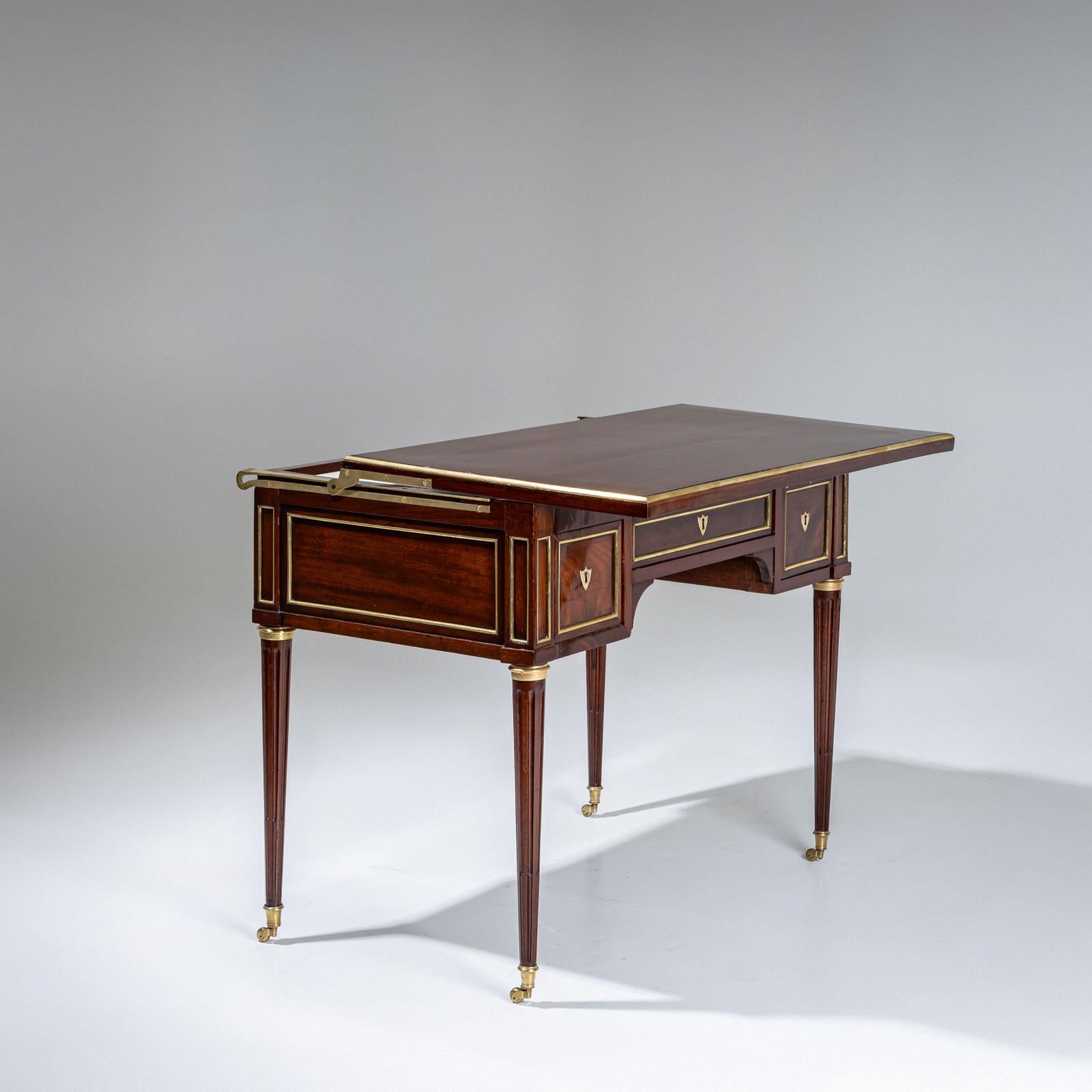 Brass Louis Seize Dressing Table, France, early 19th Century
