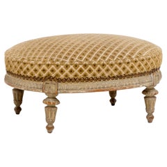 Antique Louis Seize Footstool, France, Late 18th Century