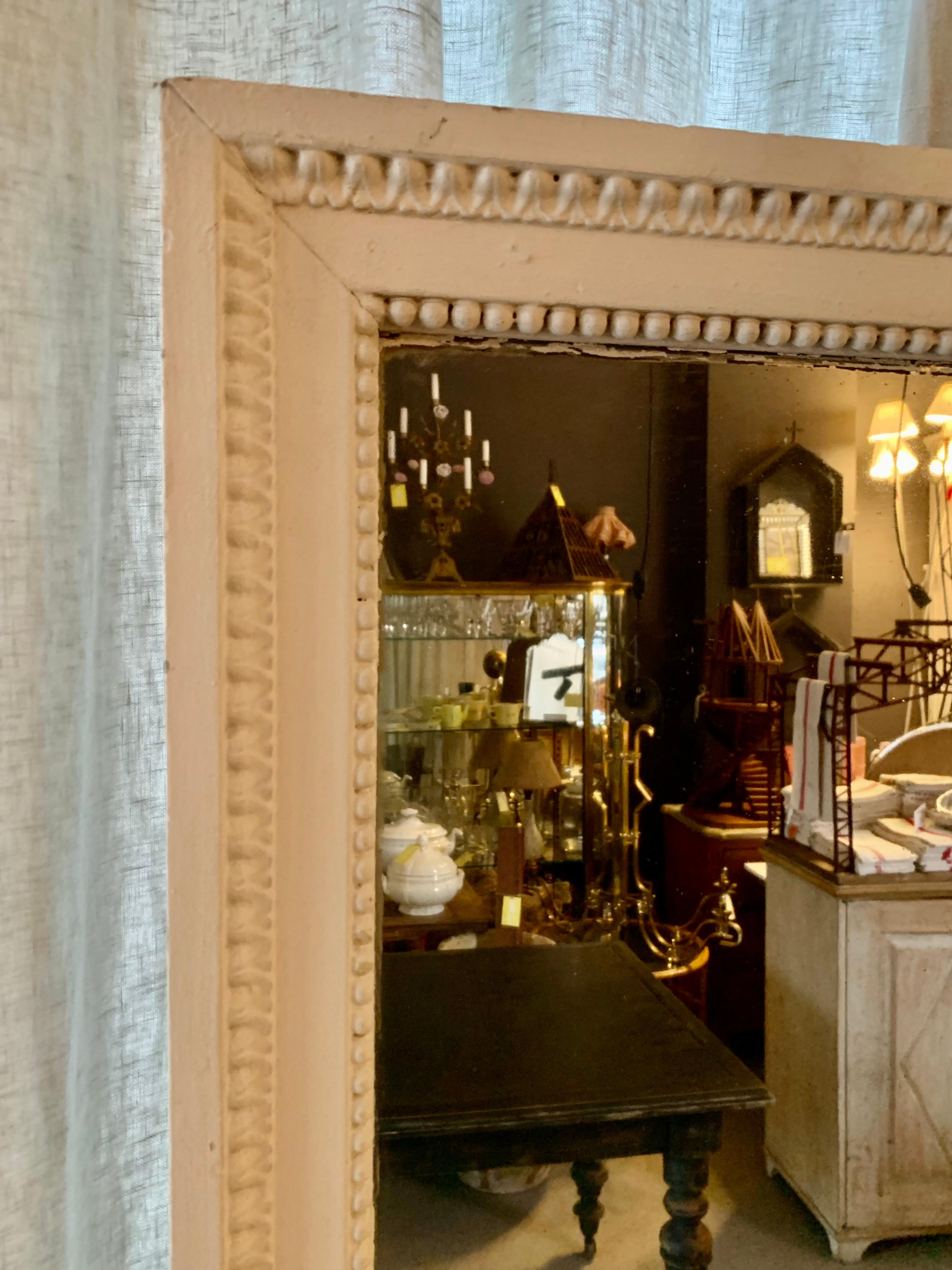 Painted Louis Seize Mirror - Louis XVI mirror For Sale