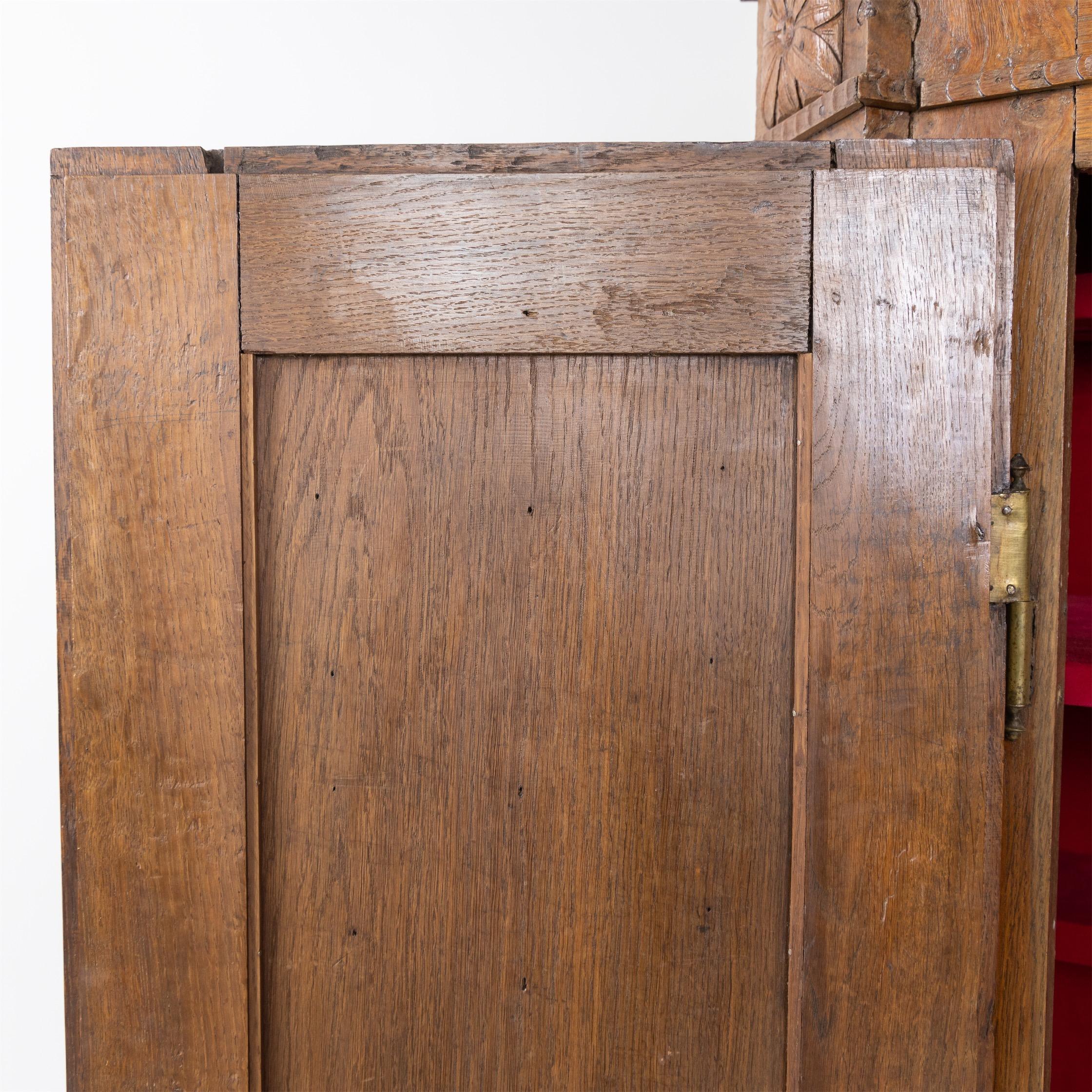 Louis Seize Oak Cabinet, Late 18th Century 8