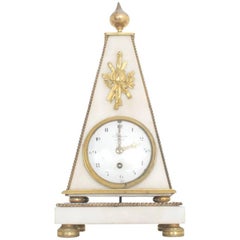 Louis Seize Pendule Clock, Paris, Late 18th Century