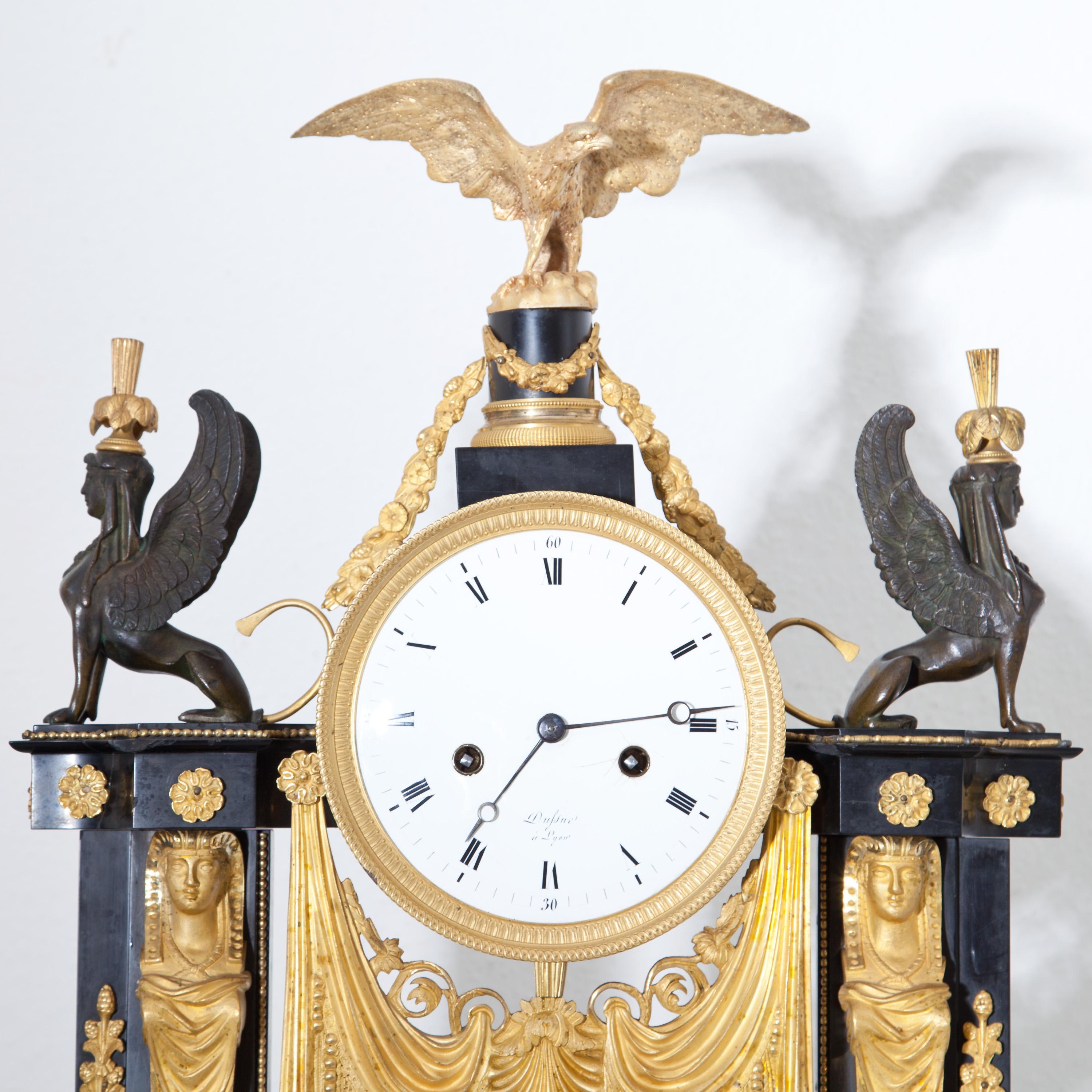Louis Seize Portal Pendule, France, Late 18th Century 4