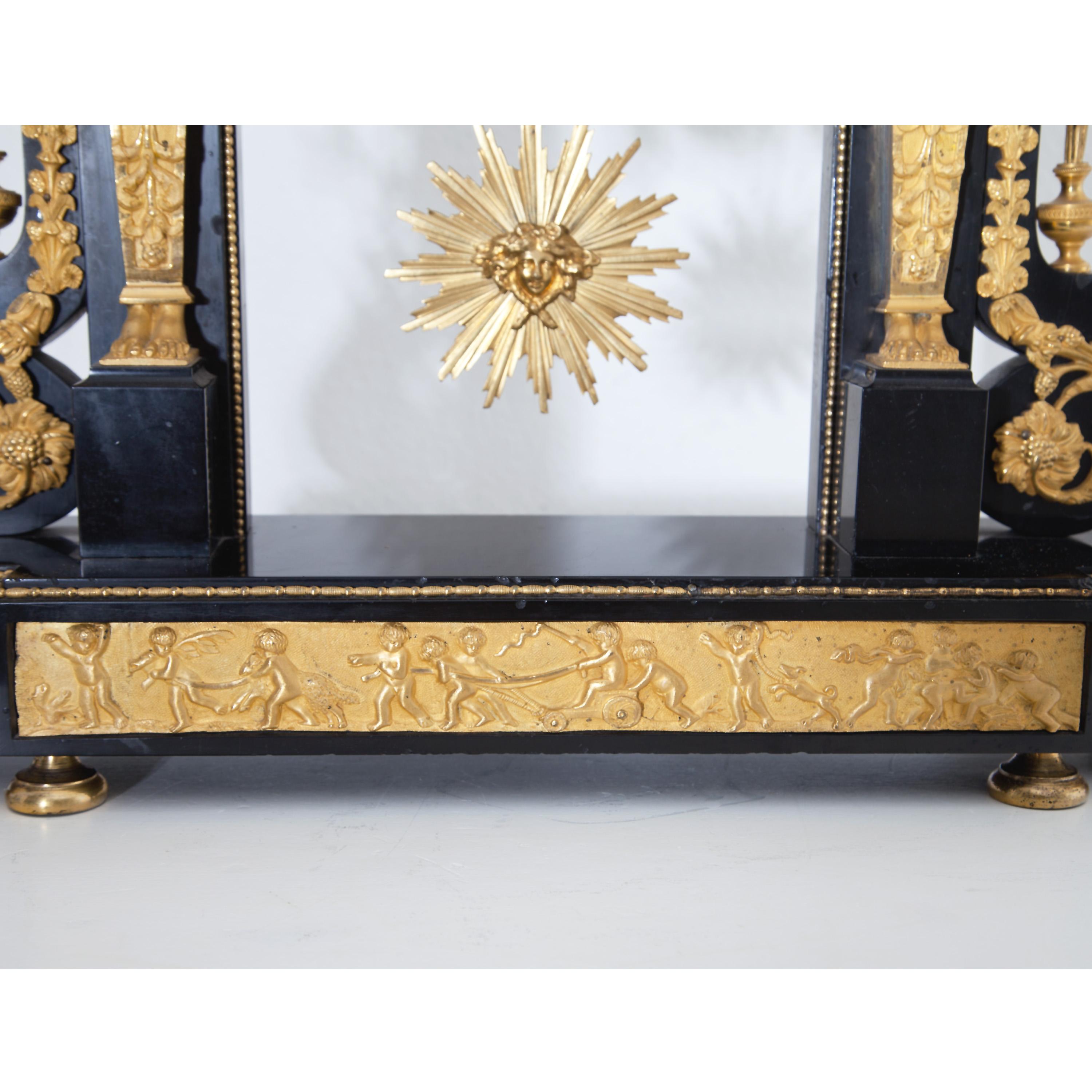 Louis Seize Portal Pendule, France, Late 18th Century 8