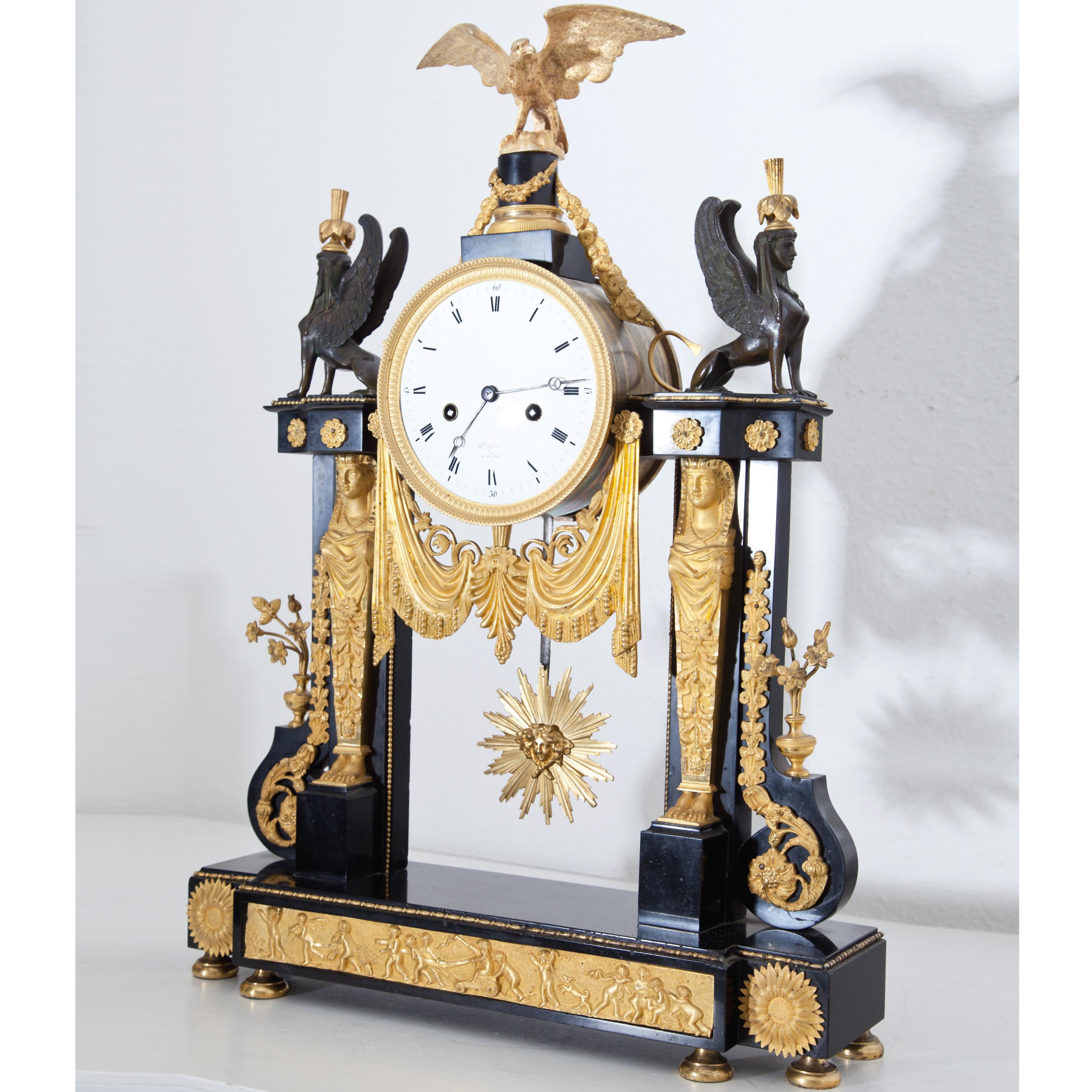 Louis XVI Louis Seize Portal Pendule, France, Late 18th Century