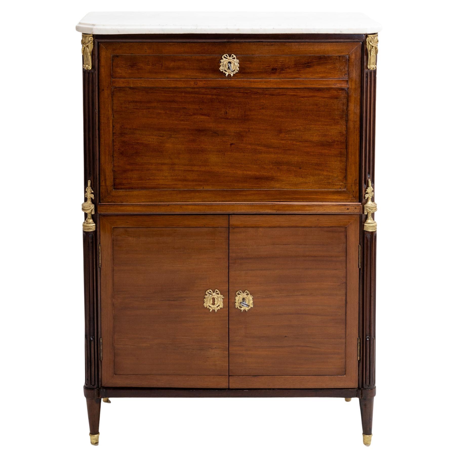 Louis Seize Secretaire à abattant, End of 18th Century For Sale