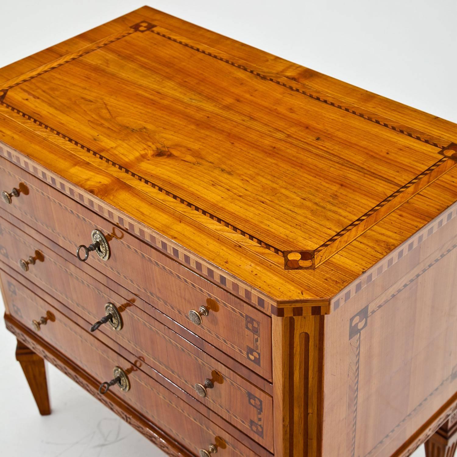 Louis Seize-Style Chest of Drawers, 19th Century (Louis XVI.)