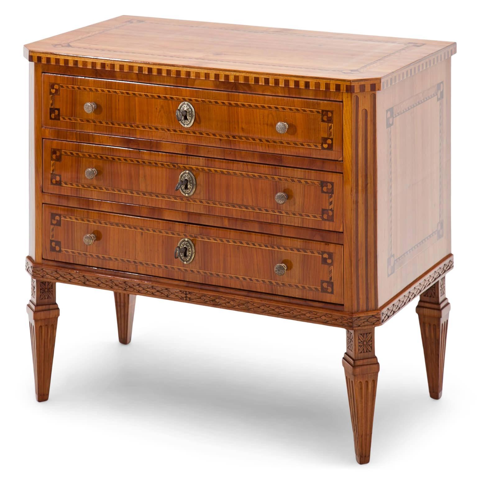 Louis Seize-Style Chest of Drawers, 19th Century (19. Jahrhundert)