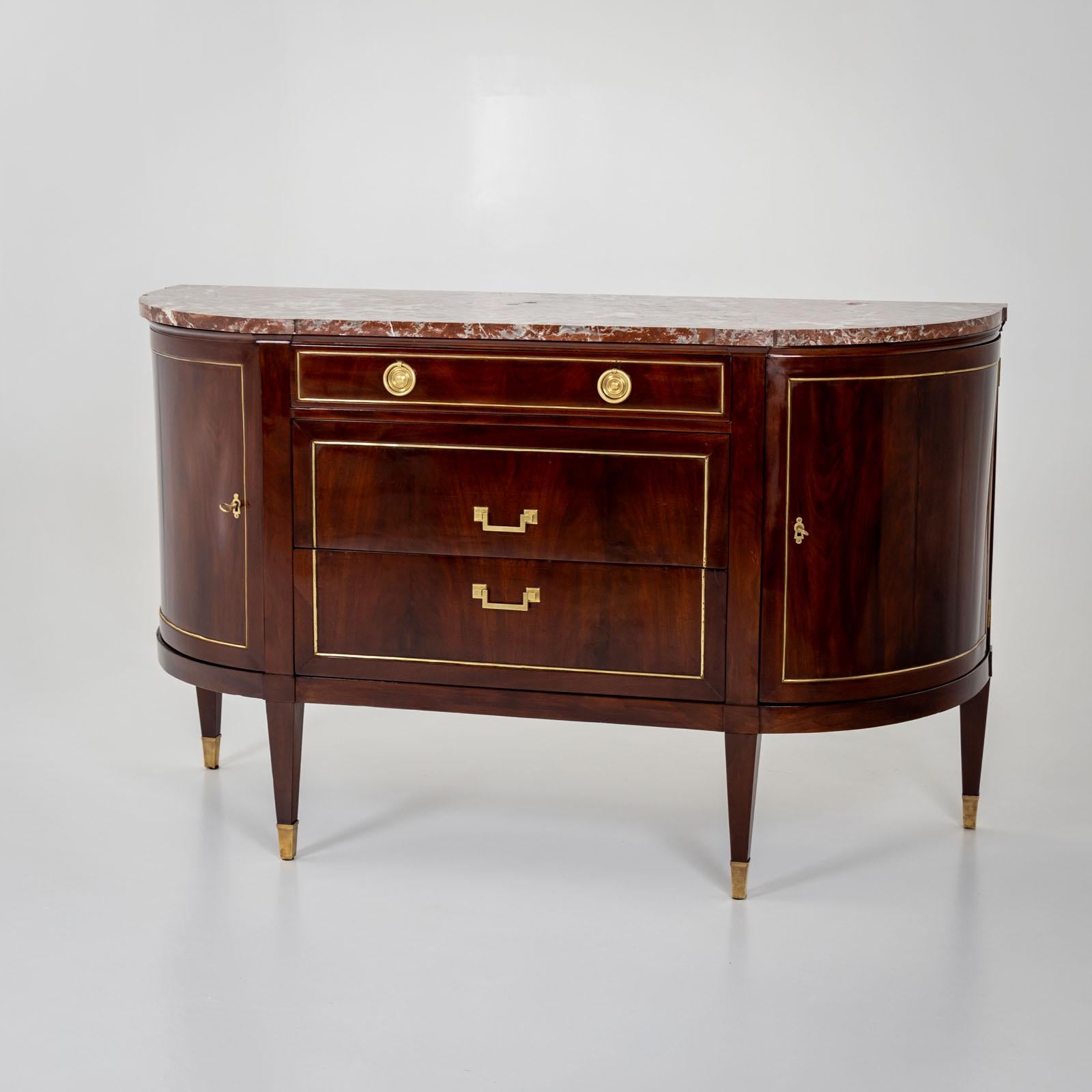 Empire Louis Seize style sideboard, 19th century For Sale