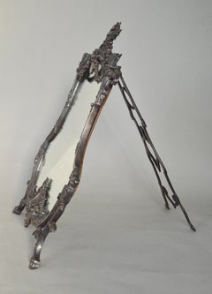 Louis Seize Style Silver Plated Mirror