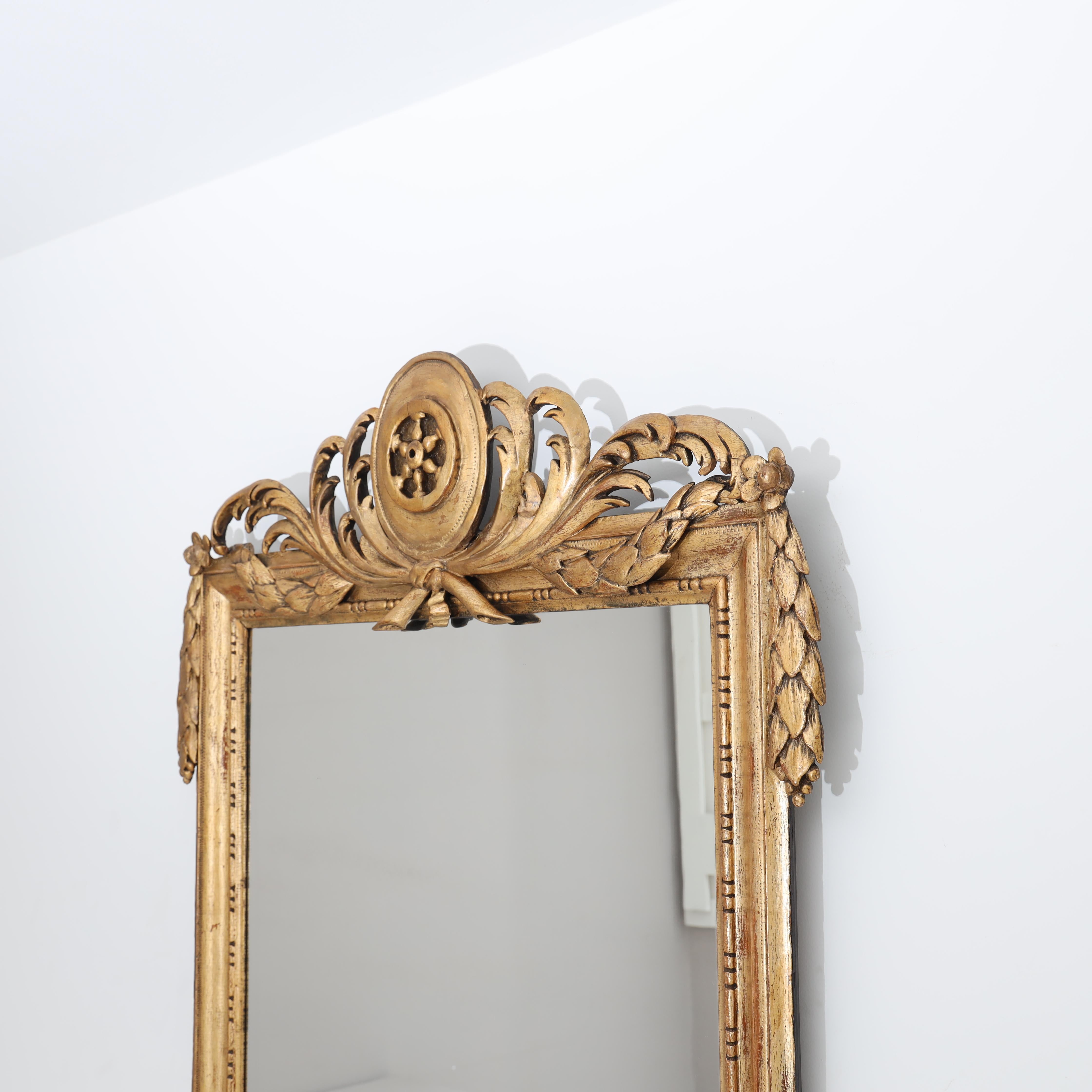 louis seize style mirror