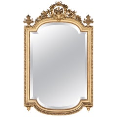 Louis Seize-Style Wall Mirror, Second Half of the 19th Century