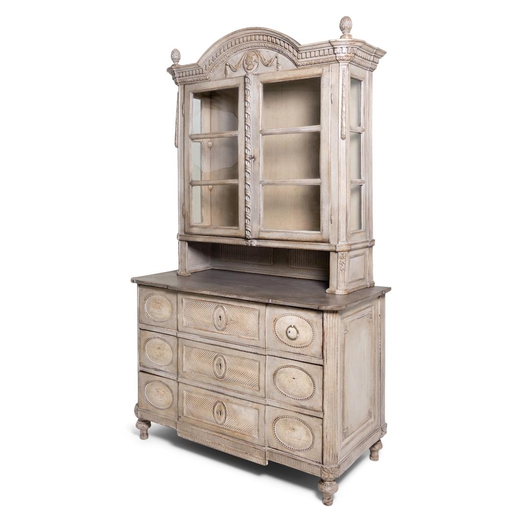 French Provincial Louis Seize Top Furniture, German End of 18th Century, Walnut