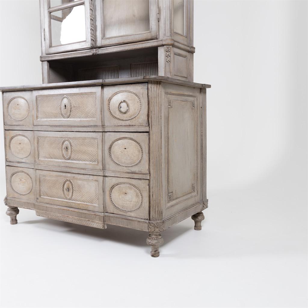 Louis Seize Top Furniture, German End of 18th Century, Walnut 1