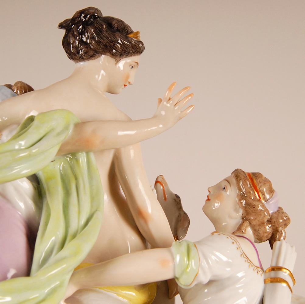 Louis Simon Boizot Sevres Porcelain Figural Group Bathing Diana 19th Century For Sale 6