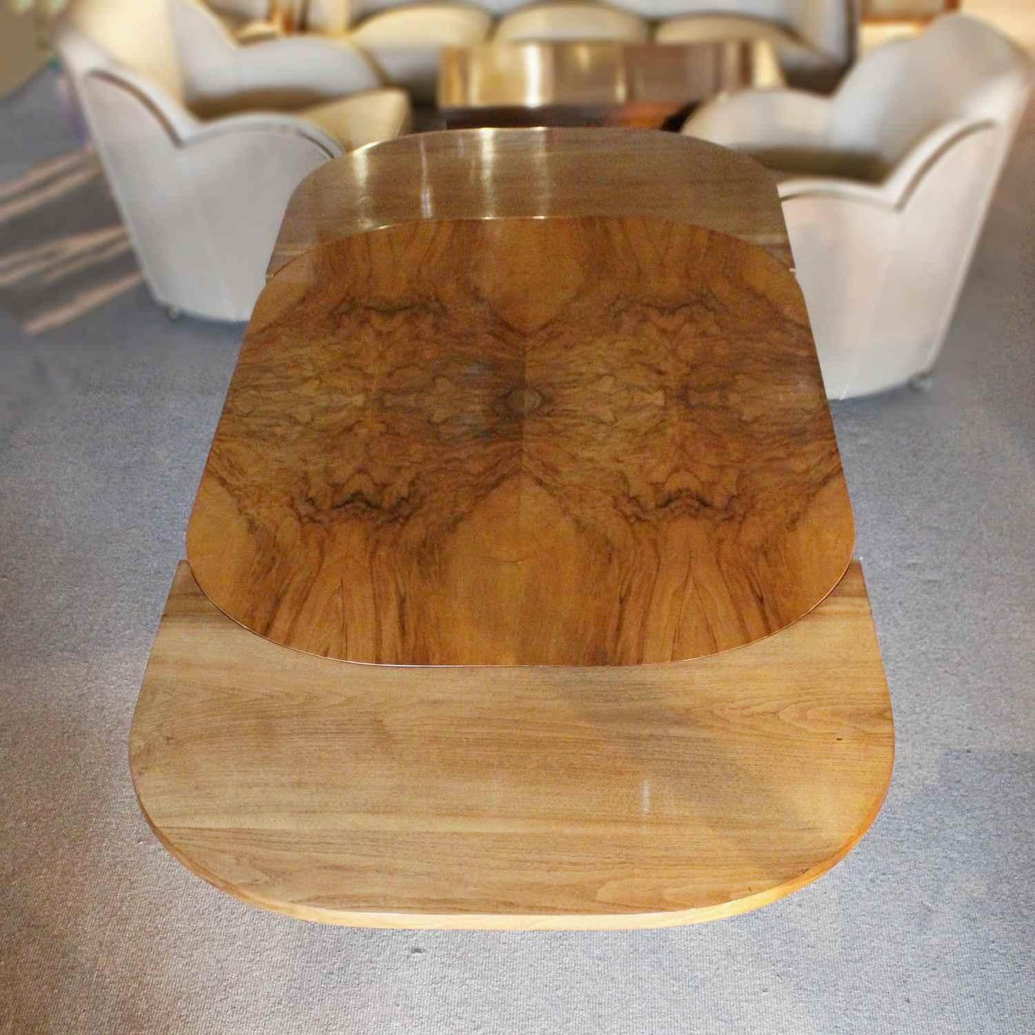 Louis Sognot Art Deco Extending Table In Good Condition In Forest Row, East Sussex