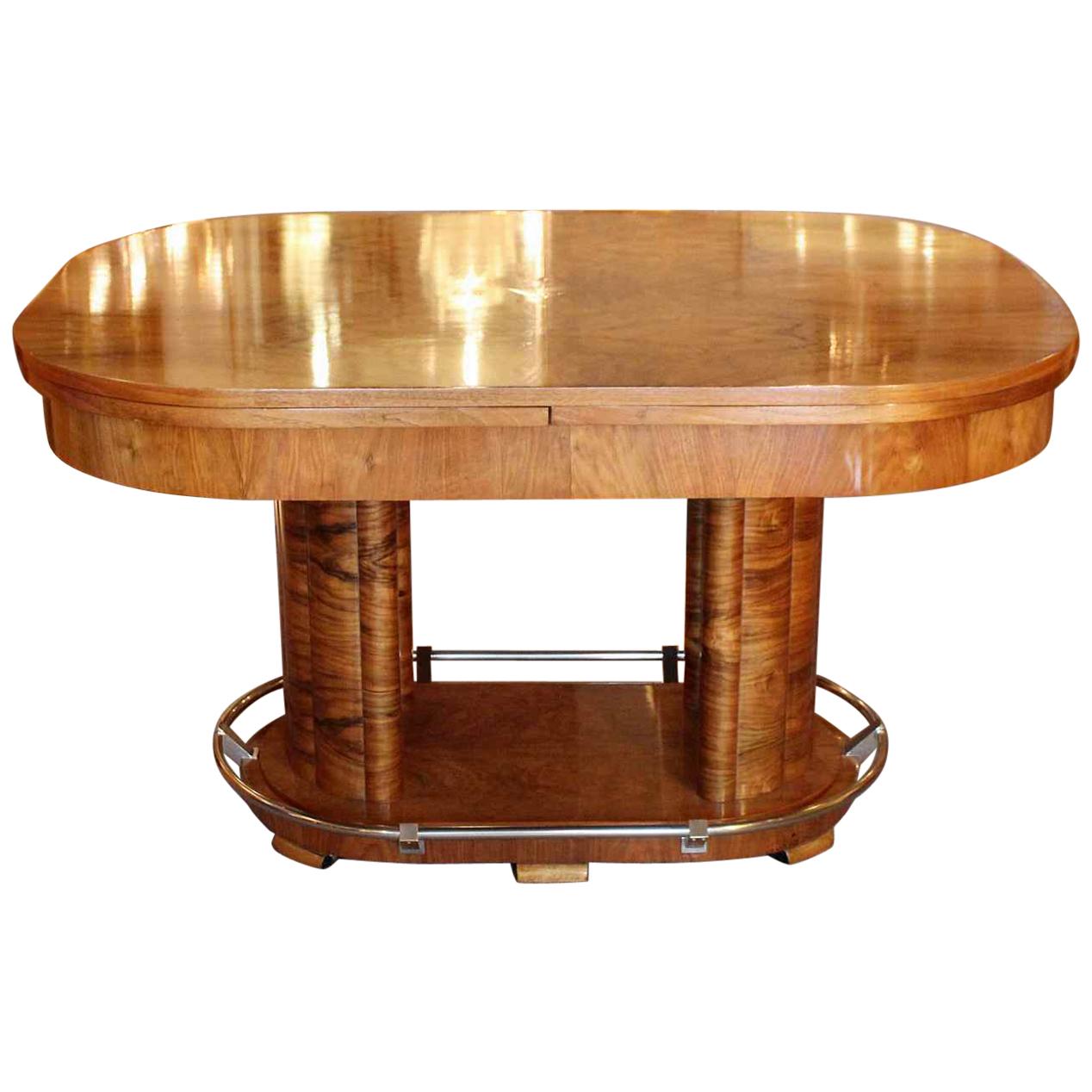 Louis Sognot Art Deco Extending Table
