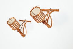 Louis Sognot Bamboo Sconces