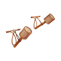 Louis Sognot Bamboo Sconces