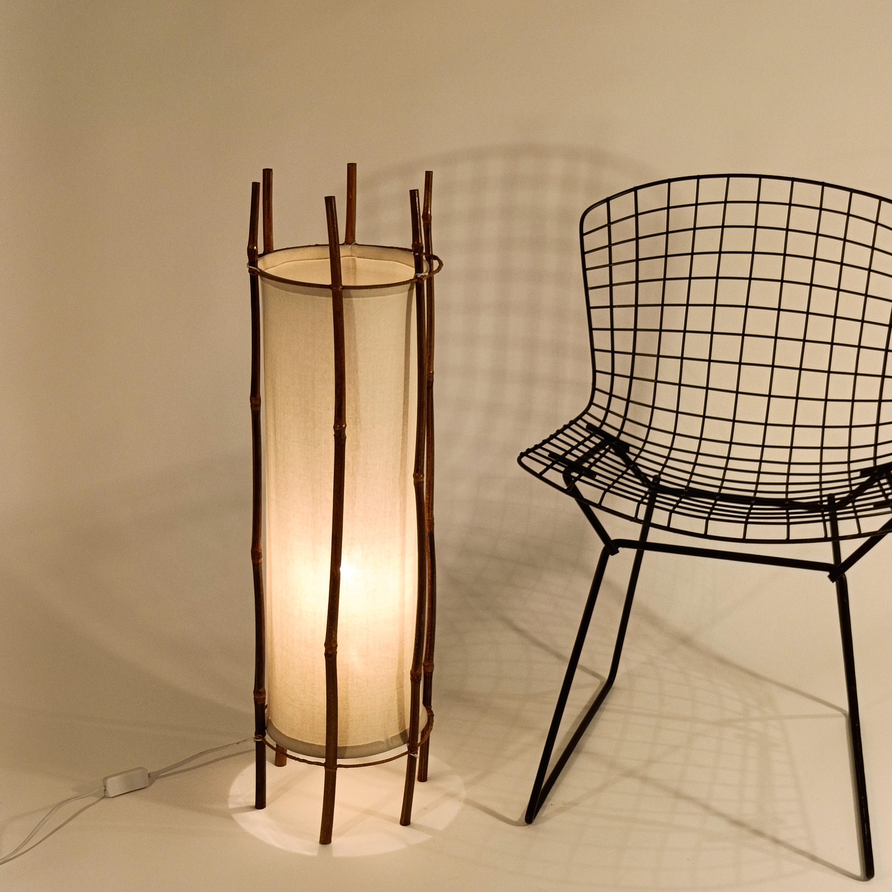 Louis Sognot. French Riviera style floor lamp, Italy, 1960s In Excellent Condition For Sale In SANT ADRIÀ DE BESÒS, ES
