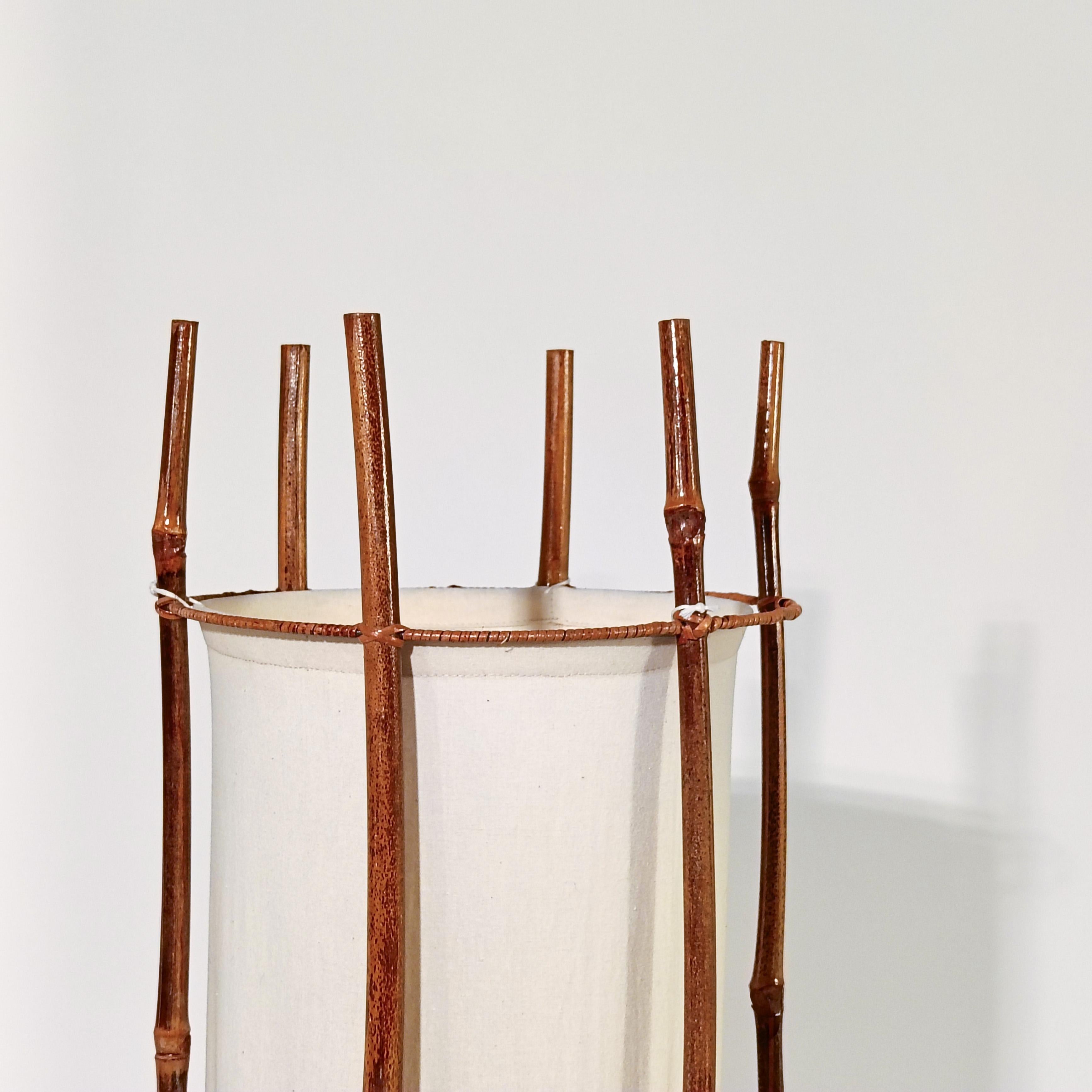 Louis Sognot. French Riviera style floor lamp, Italy, 1960s For Sale 1