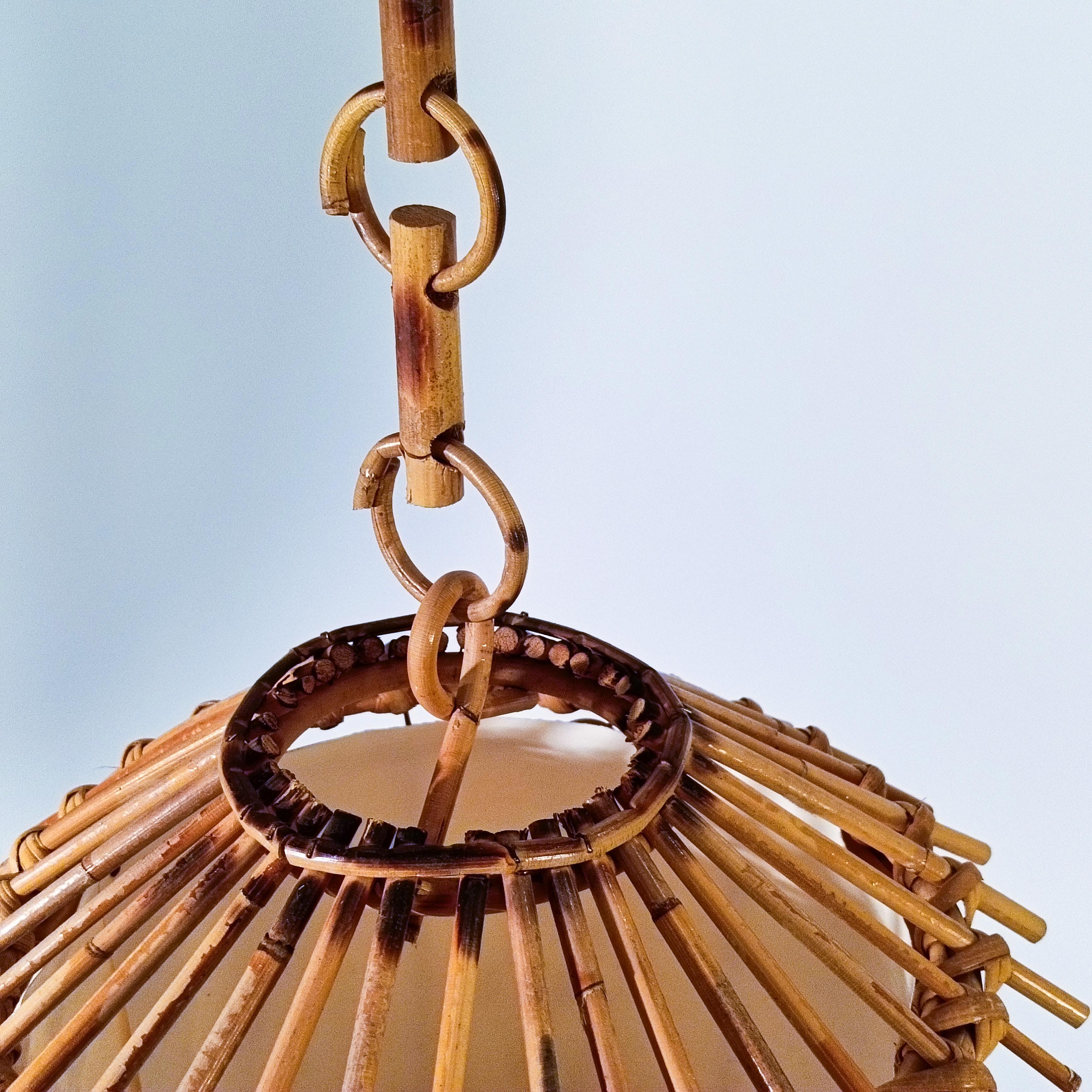 Louis Sognot. Lampe suspendue de style Riviera française, Italie, années 1960 en vente 2