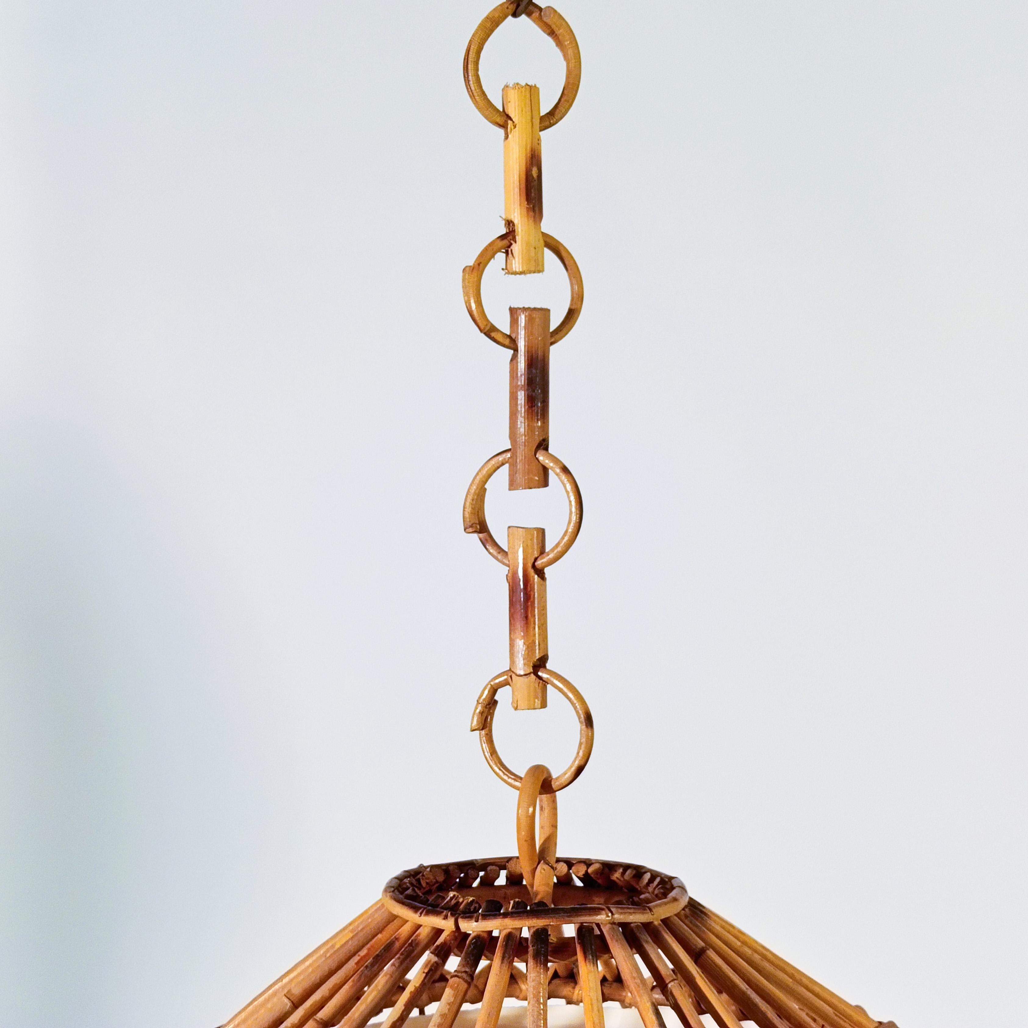 Louis Sognot. Lampe suspendue de style Riviera française, Italie, années 1960 en vente 1
