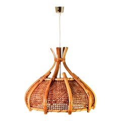 Louis Sognot. Lampada a sospensione in stile Costa Azzurra, Italia, anni '70