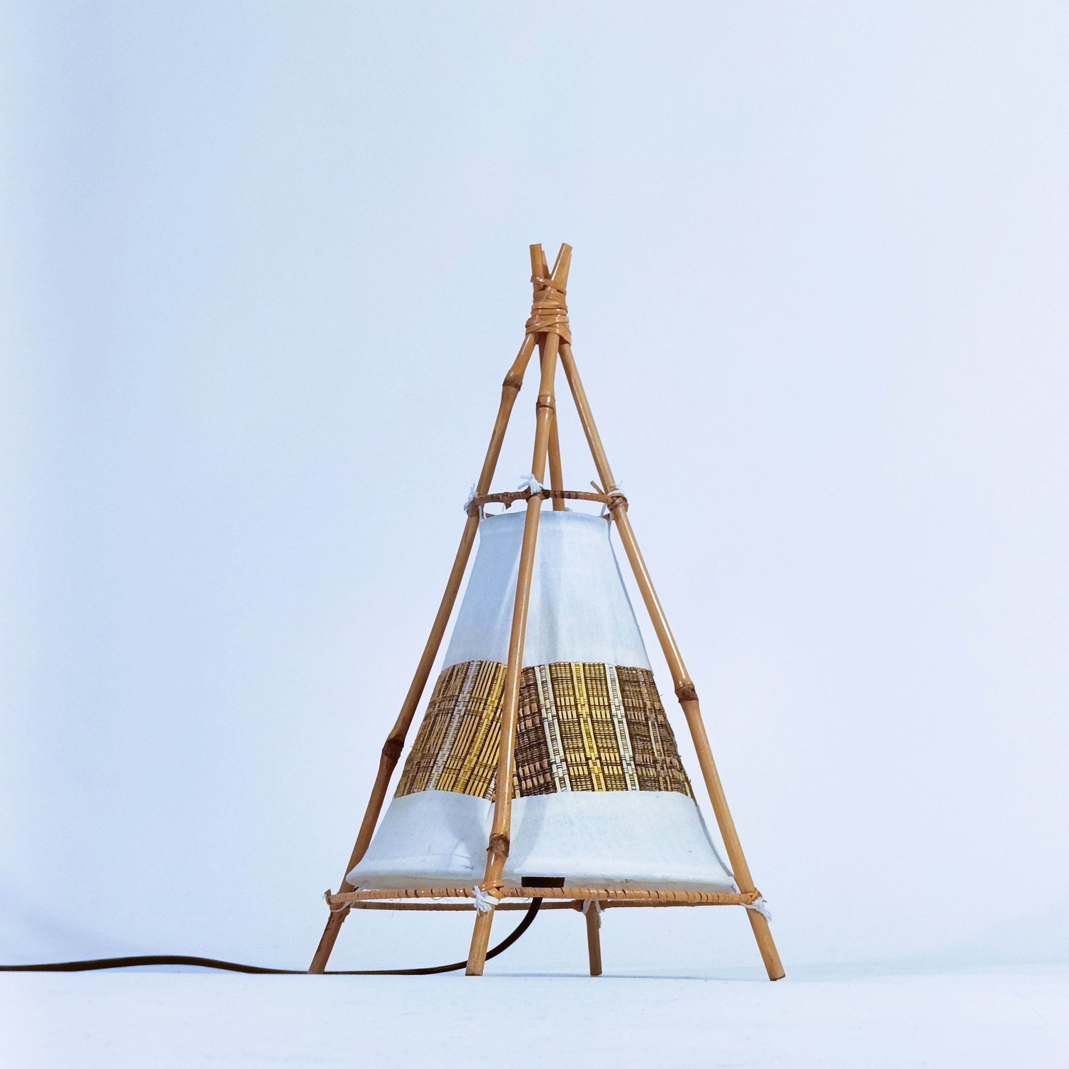 Louis Sognot. Lámpara de sobremesa estilo Riviera francesa, Italia, años 60 en venta 2