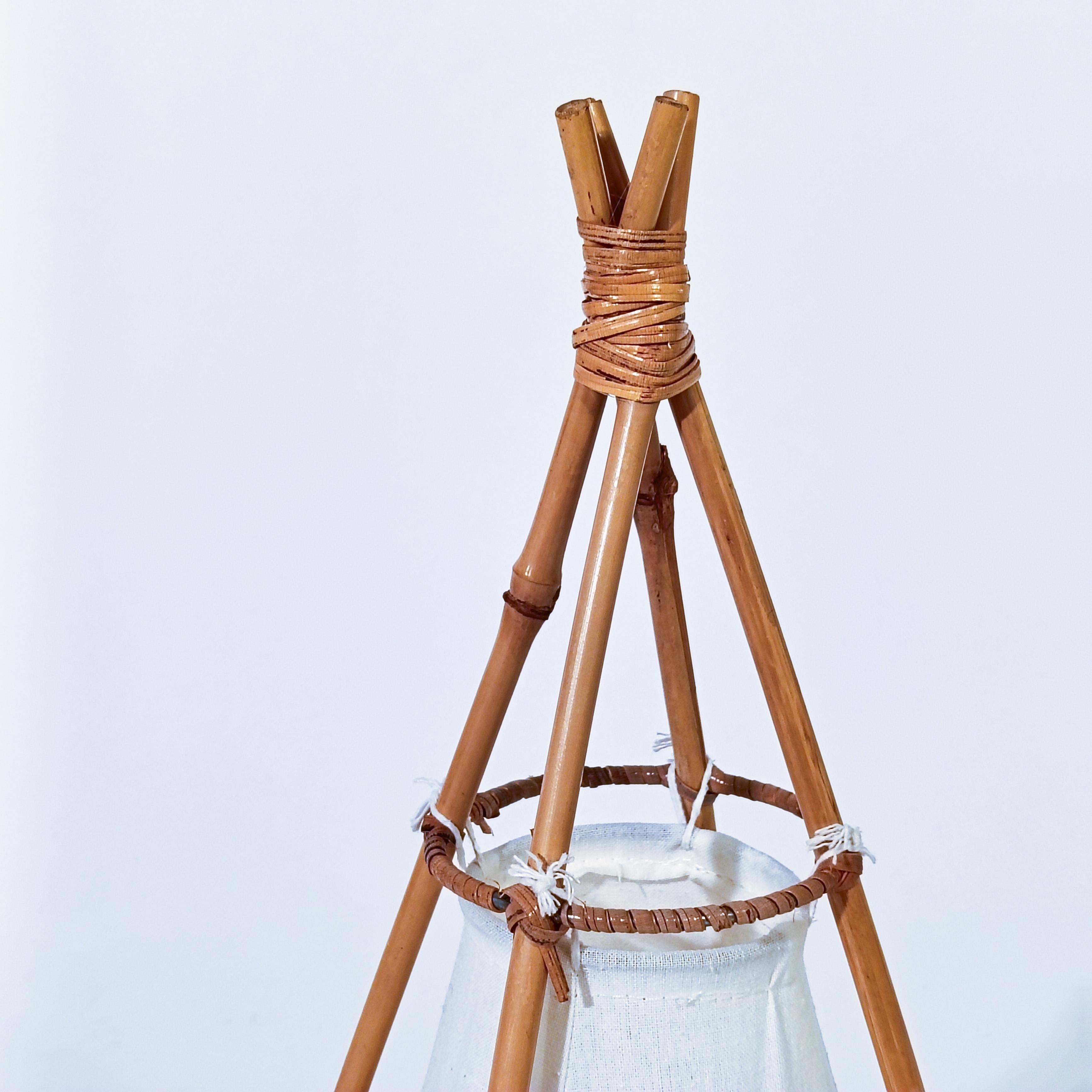 Louis Sognot. Lámpara de sobremesa estilo Riviera francesa, Italia, años 60 en venta 3