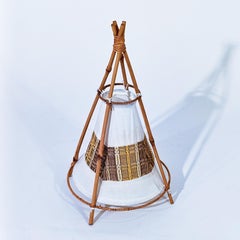 Louis Sognot. French Riviera style table lamp, Italy, 1960s