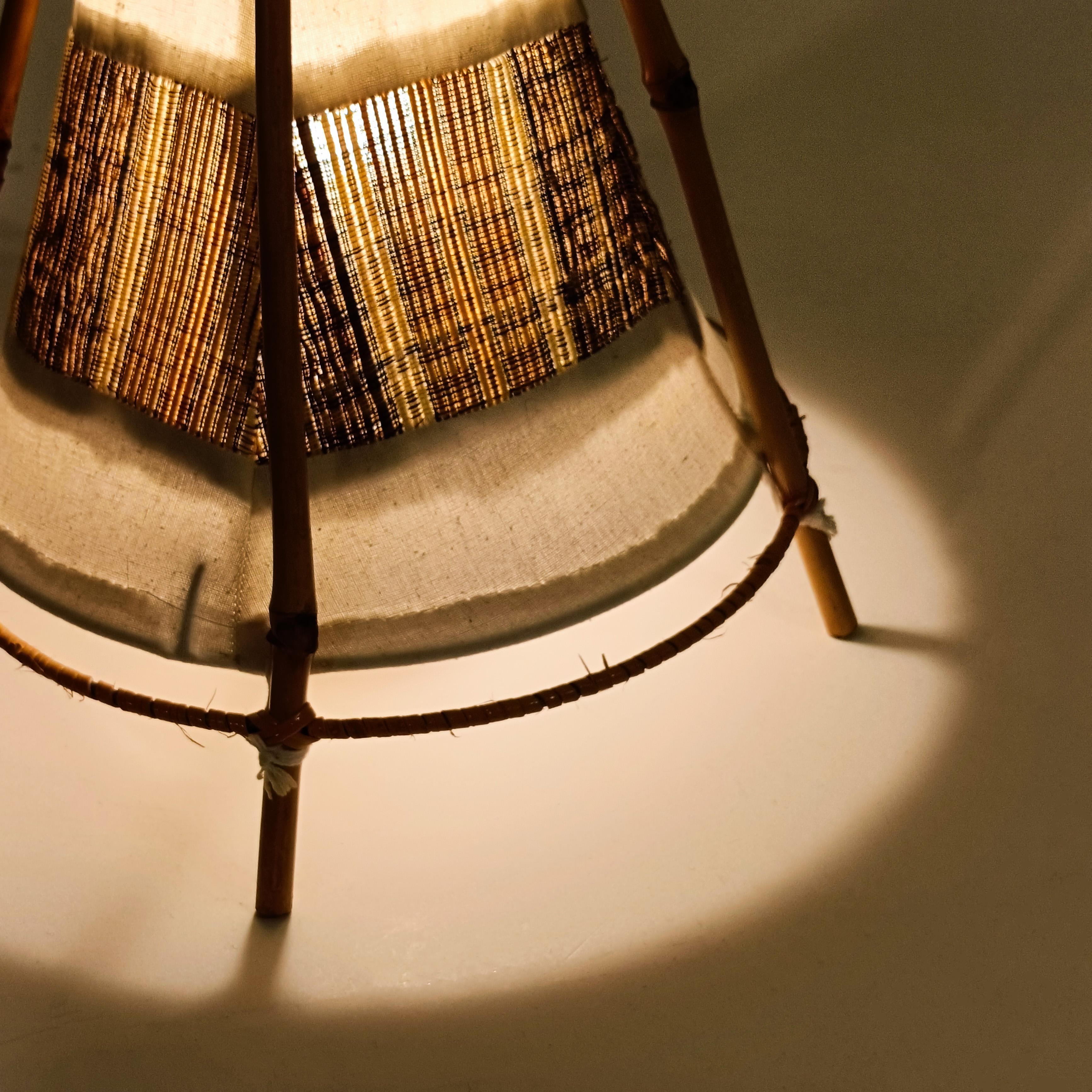 Louis Sognot. Lámpara de sobremesa estilo Riviera francesa, Italia, años 60 mediados del siglo XX en venta