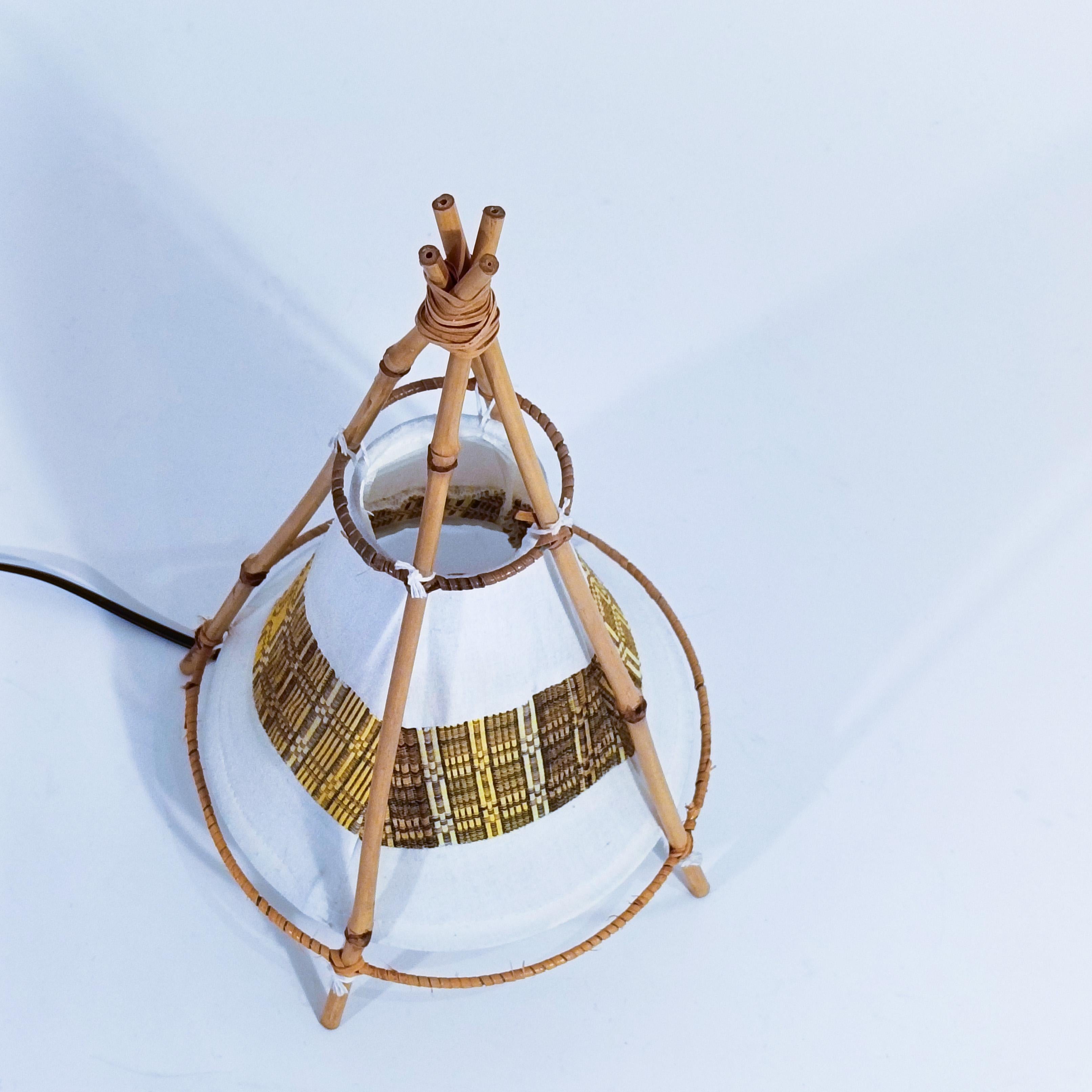 Louis Sognot. Lámpara de sobremesa estilo Riviera francesa, Italia, años 60 en venta 1