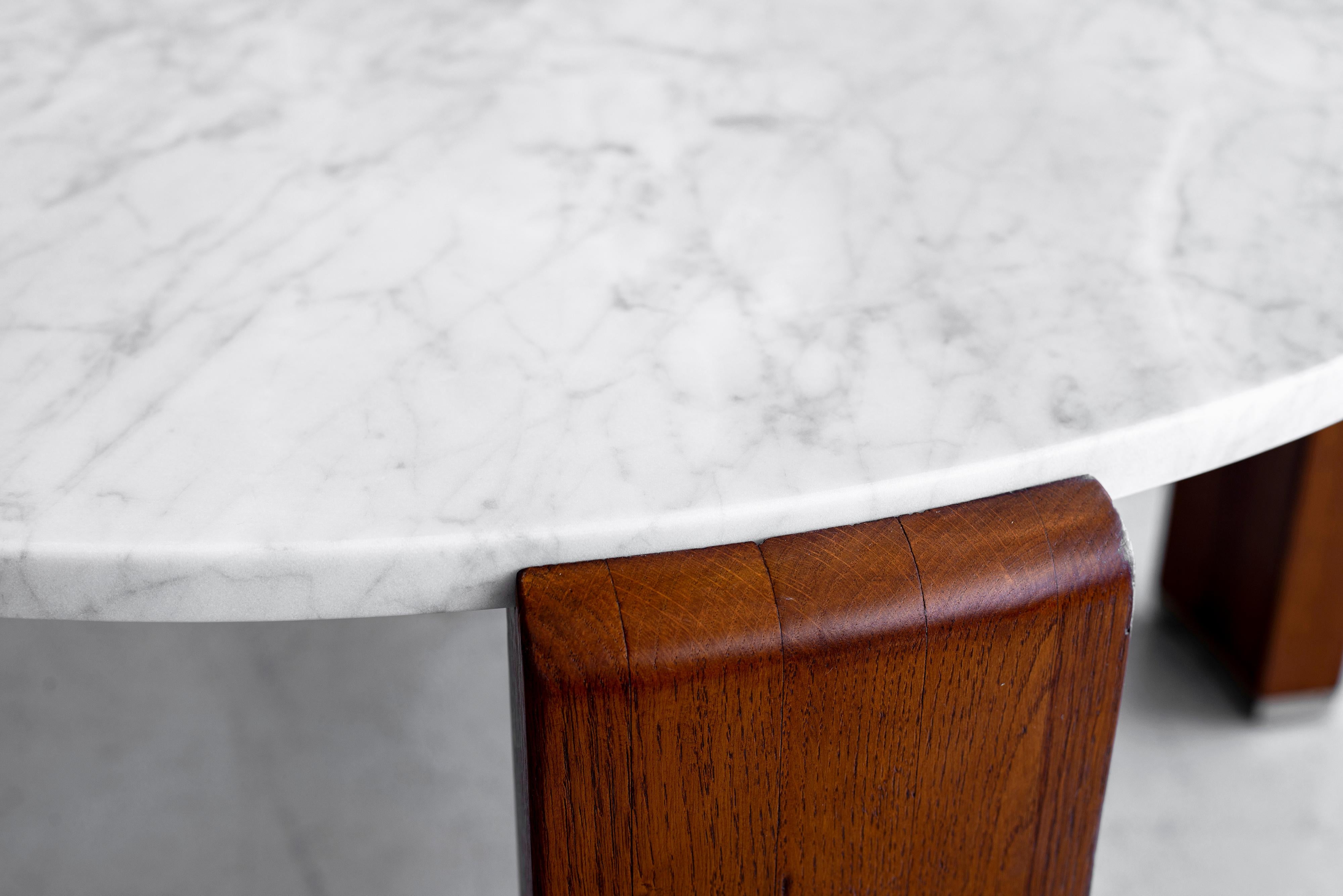 Carrara Marble Louis Sognot Marble Table
