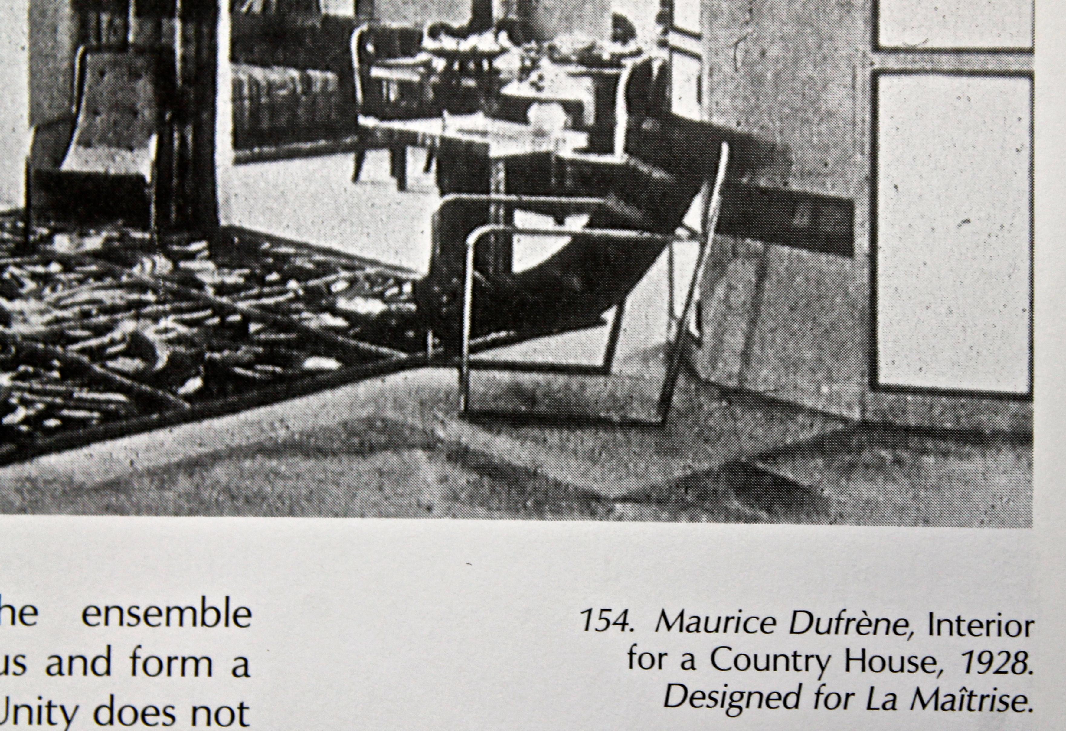 Rare fauteuil à bride tubulaire Louis Sognot pour Maurice Dufrene « La Maitrise », 1928 en vente 6