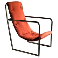 Louis Sognot Rare Tubular Sling Armchair for Maurice Dufrene 'La Maitrise', 1928