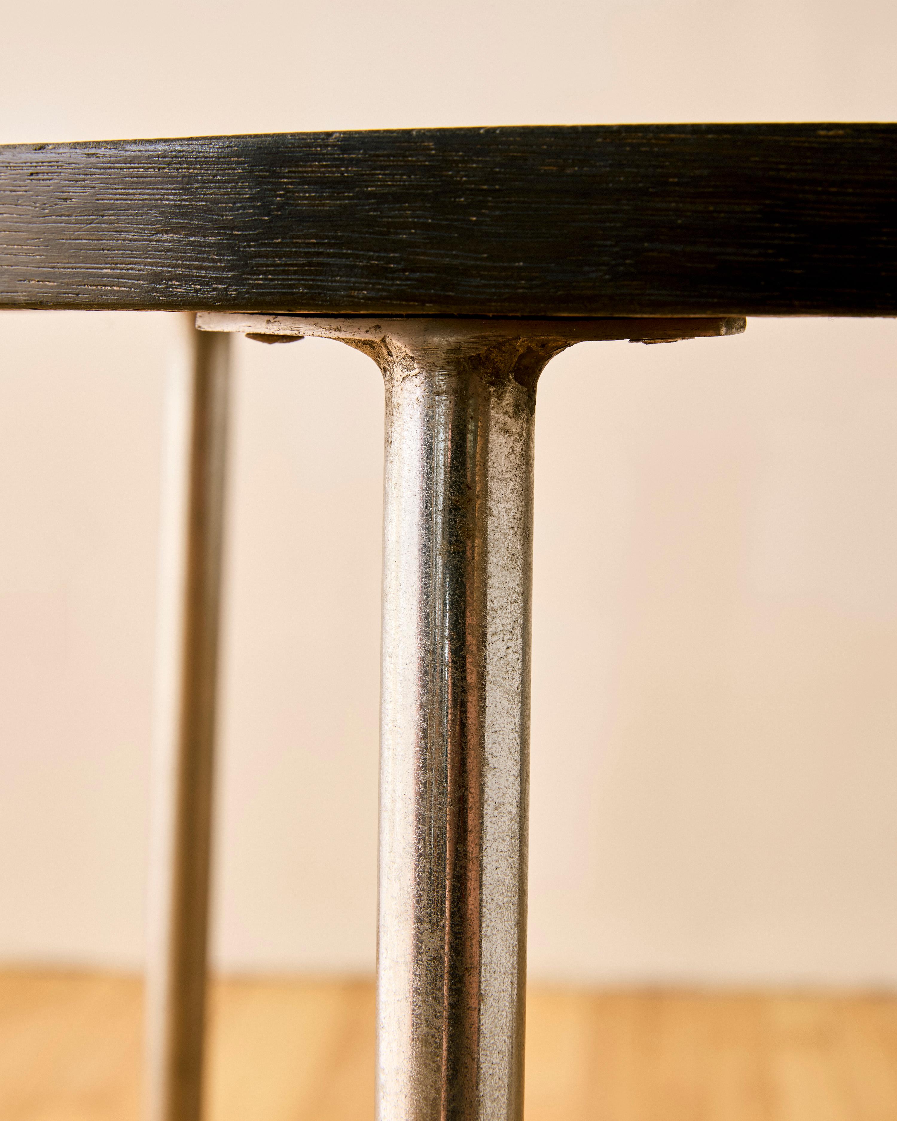 Mid-20th Century Louis Sognot Round Pedestal Table c. 1930 For Sale
