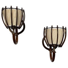 Vintage Louis Sognot Sconces