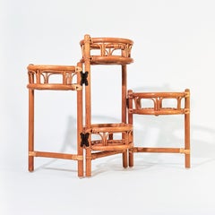 Estilo Louis Sognot. Jardinera plegable estilo Riviera francesa, Italia, años 70