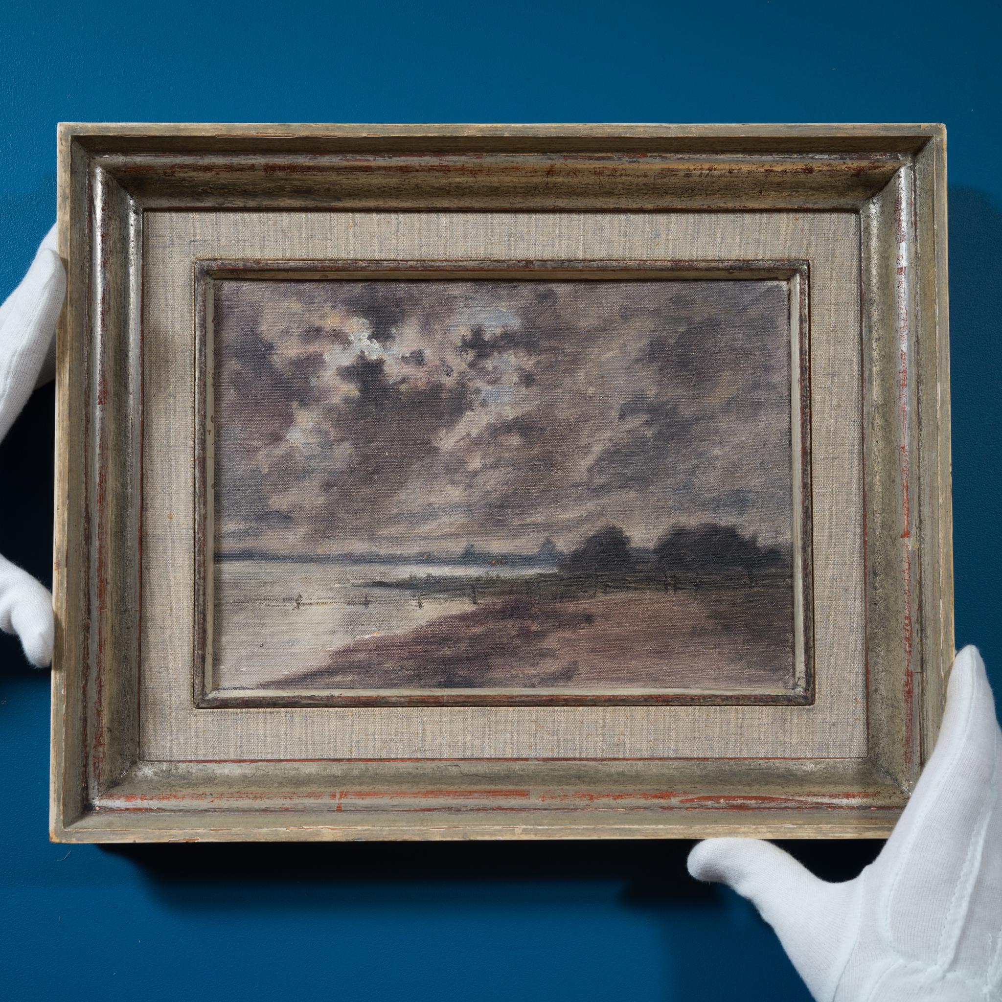 Moonlight in Autumn, Gotland (Månsken Höst, Gotland) 1920 - Painting by Louis Sparre