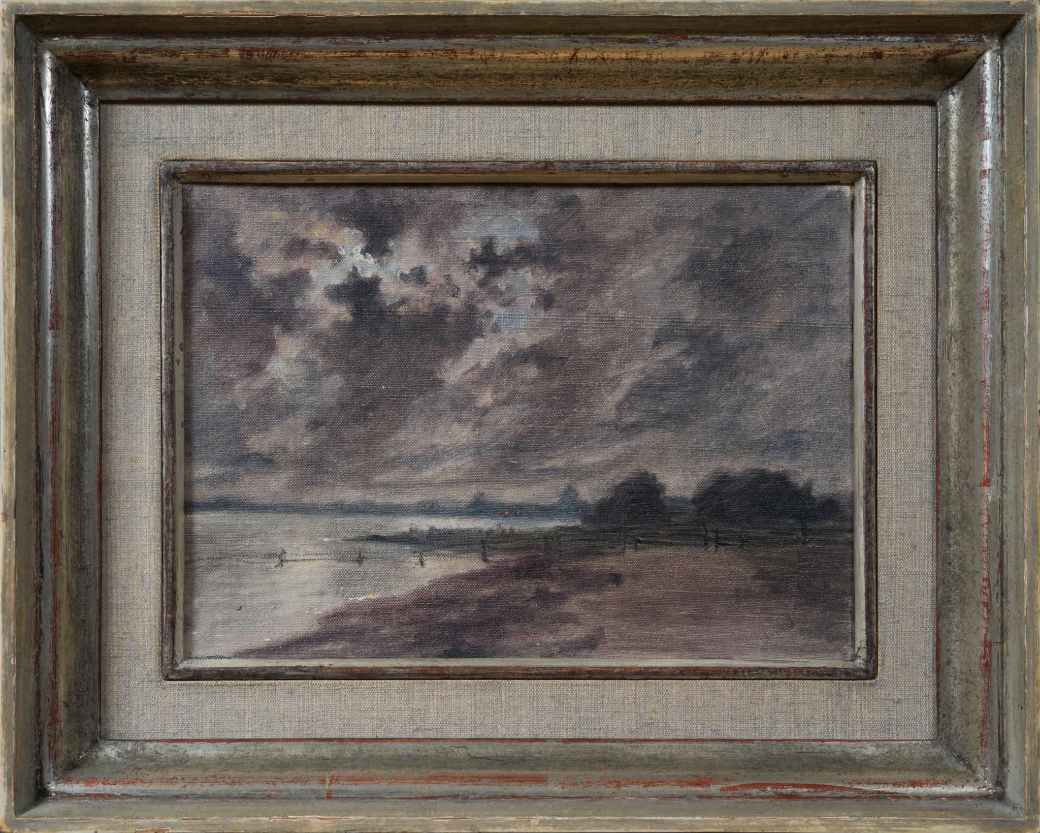 Louis Sparre 1863–1964

Moonlight in Autumn, Gotland (Månsken Höst, Gotland) 1920

executed in 1920
oil on canvas laid board
unframed: 20.5 × 28.5 cm (8.07 × 11.22 in)
framed: 32 × 40 cm (12.60 × 15.75 in)


Månsken Höst, Gotland (Moonlight in