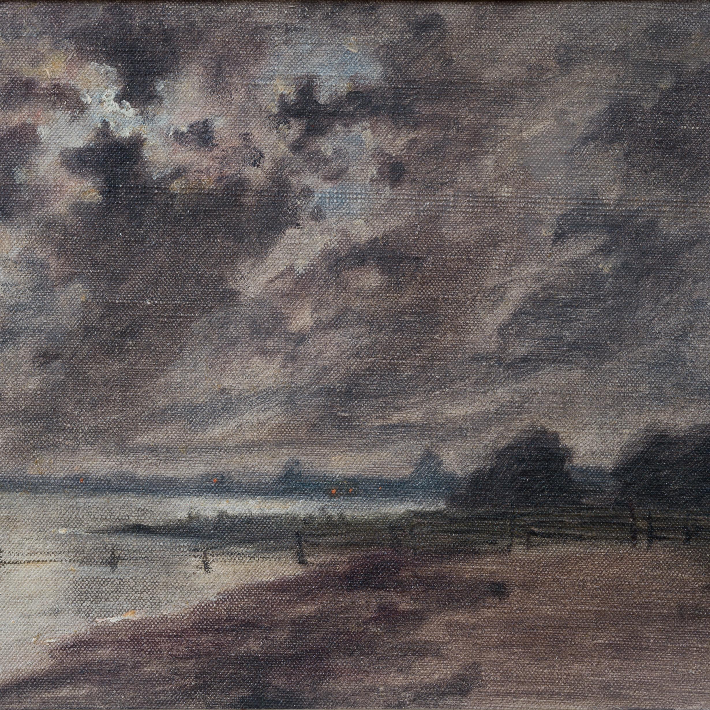 Moonlight in Autumn, Gotland (Månsken Höst, Gotland) 1920 For Sale 3