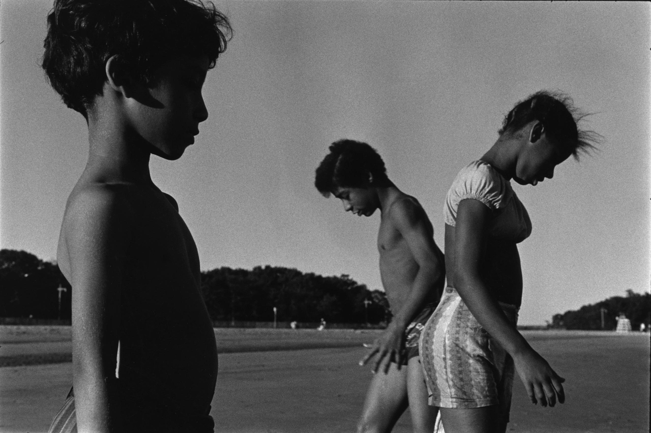 Louis Stettner Black and White Photograph - After Labor Day, Orchard Beach, Bronx, New York