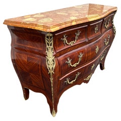 Antique Louis Style Bronze Ormolu Commode Dresser