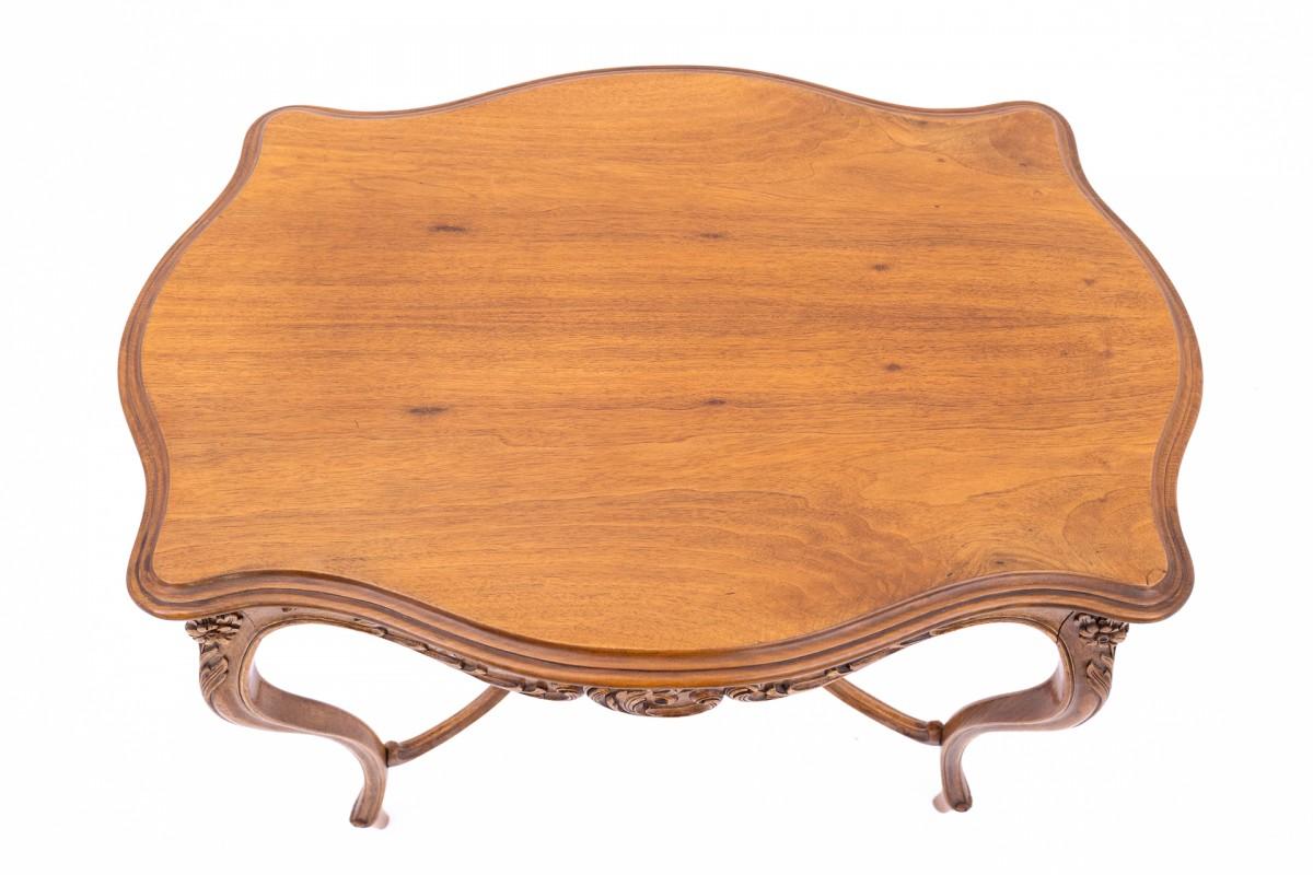 French Louis style table, circa 1890, France.