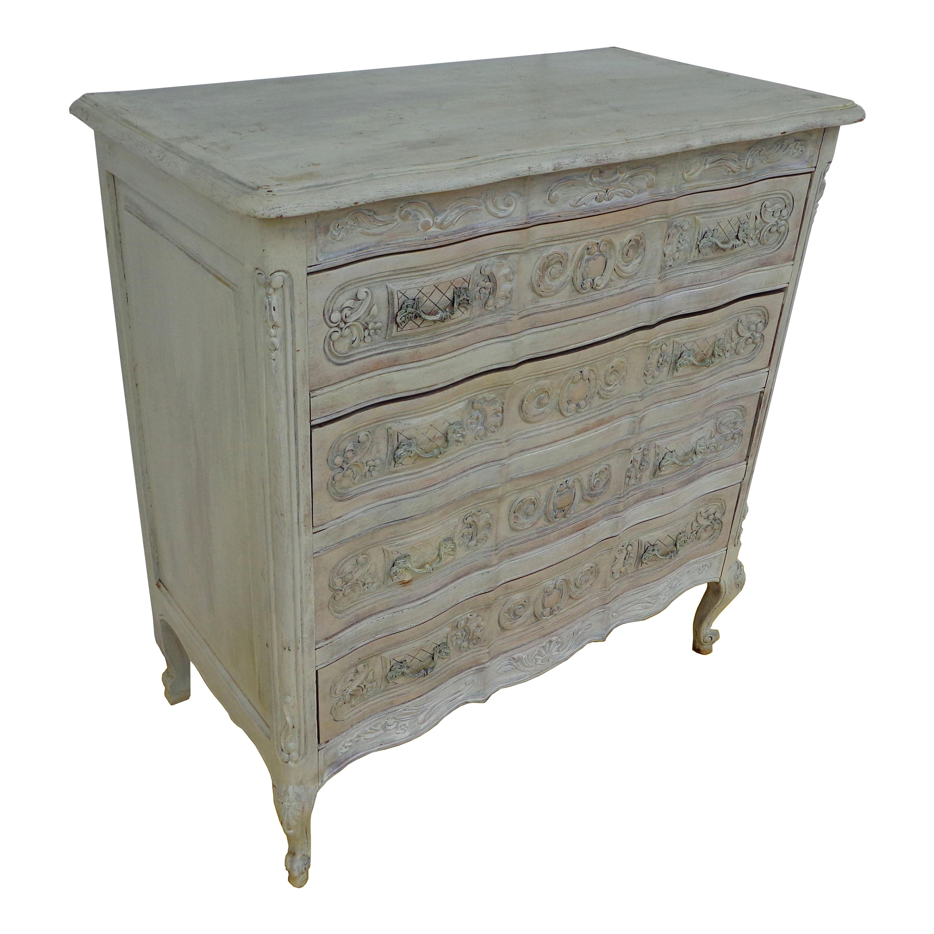 Louis the xv Style French Provencial Painted Dresser