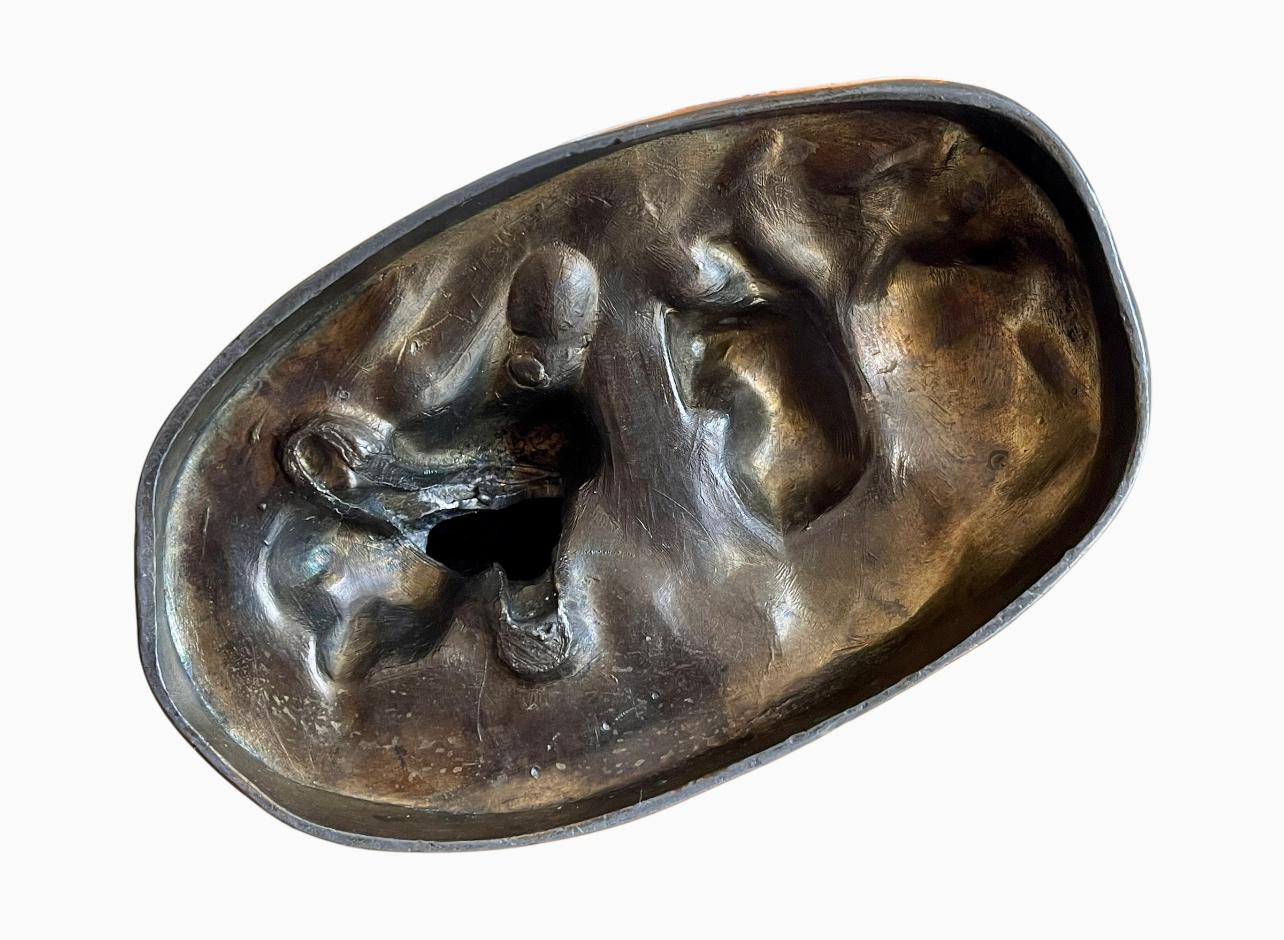 Louis-Théophile HINGRE (1832-1911) - Bronze, Chatte et chatons 7