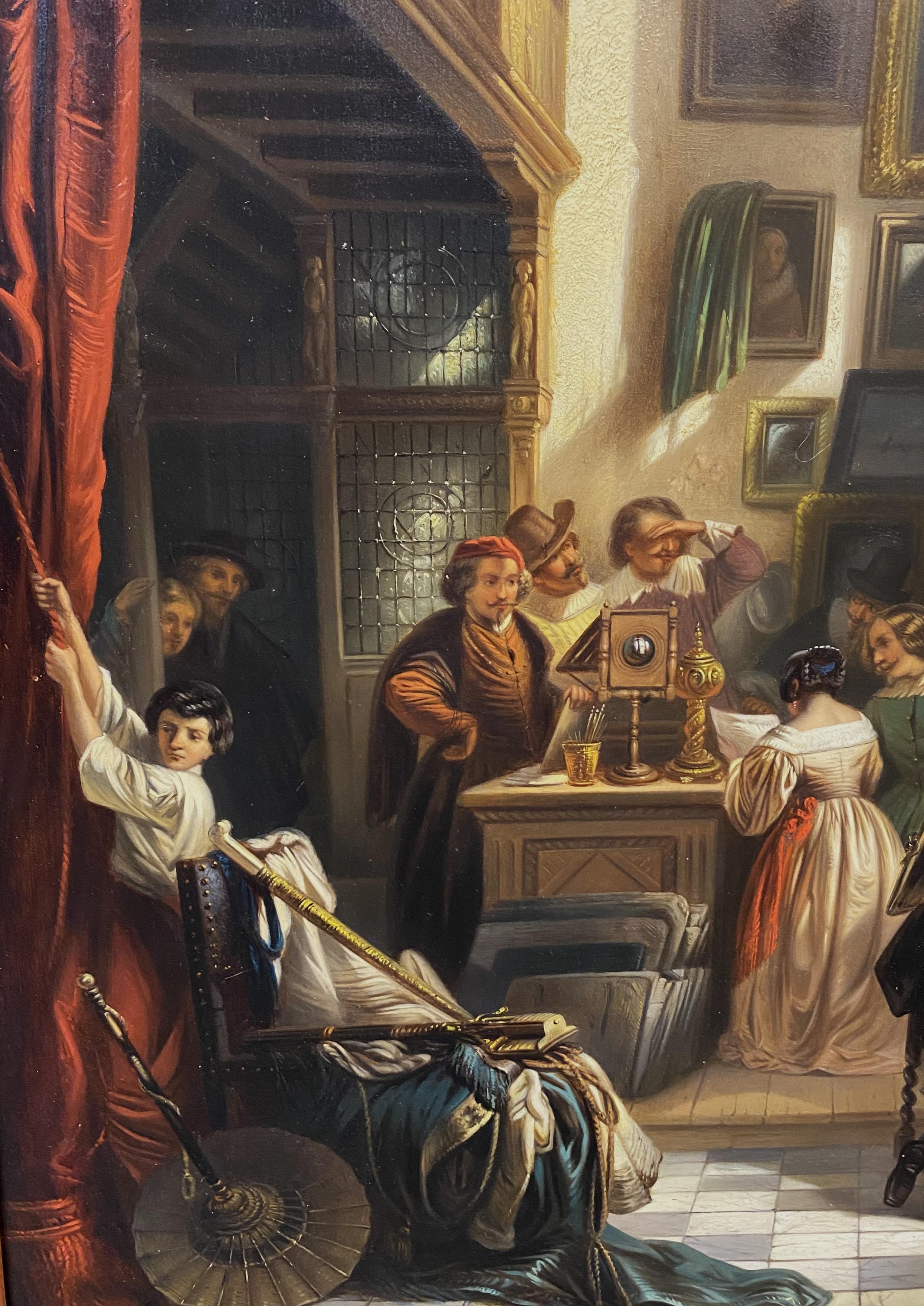 Estudio de Tiziano - Painting Antiguos maestros de Louis Tielemans