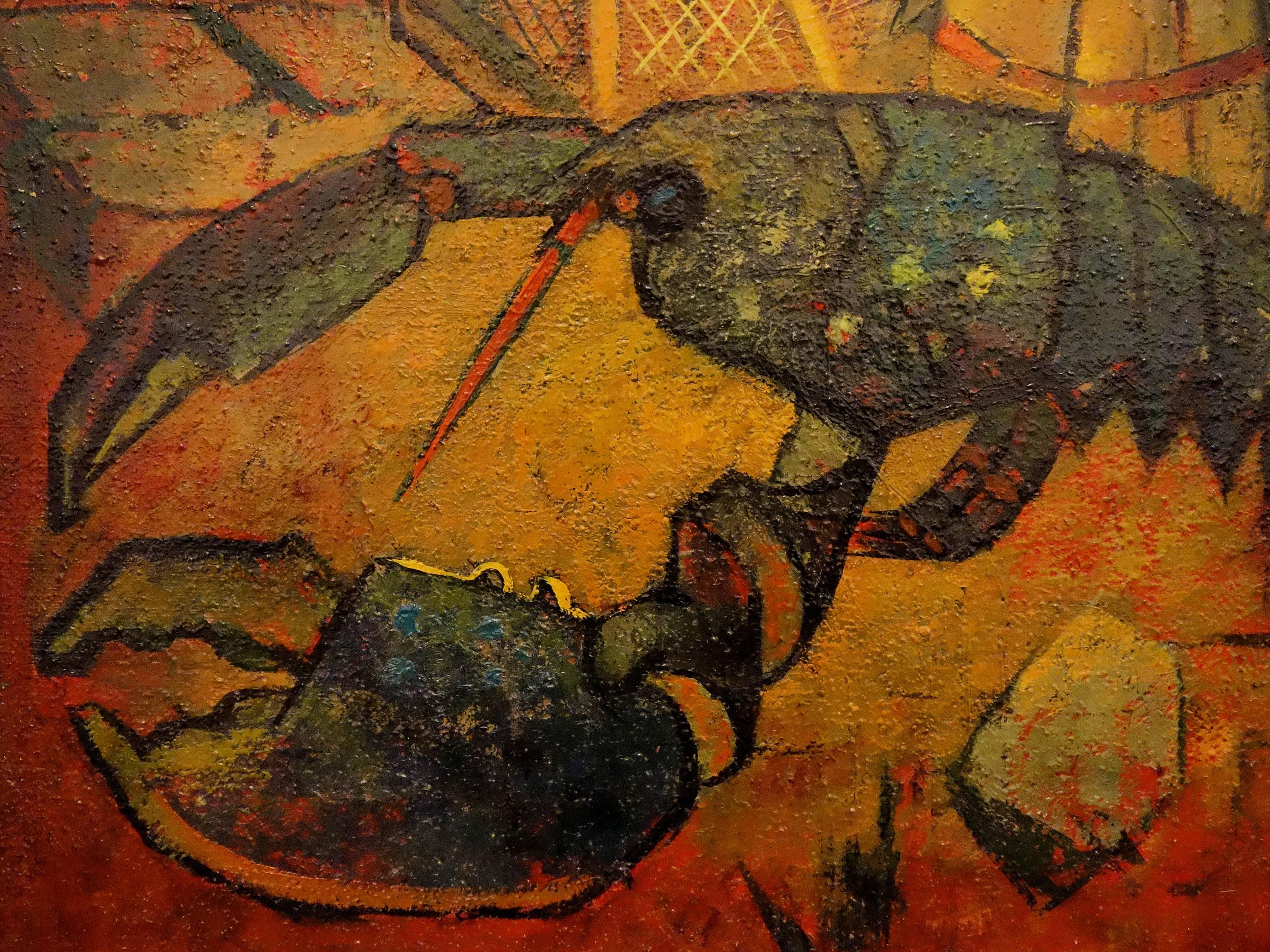 lobster oil painting
