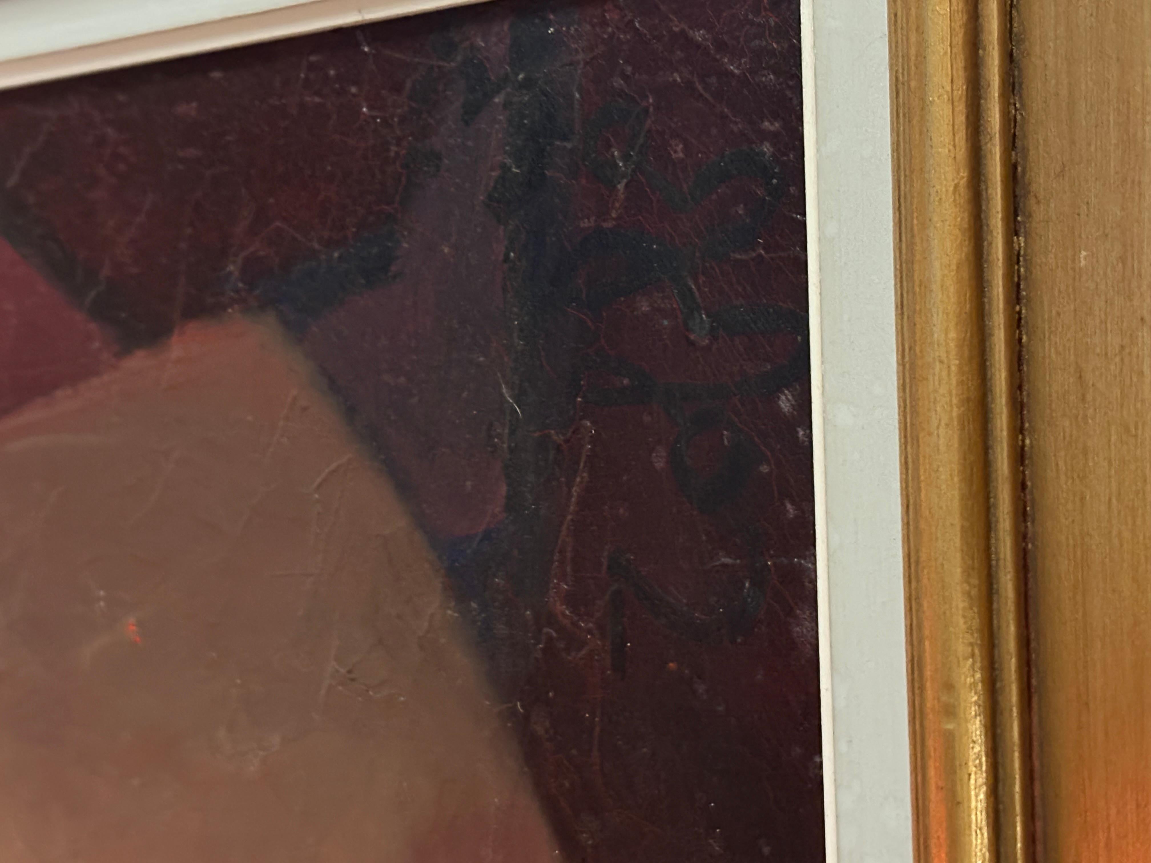 Louis Toffoli óleo original sobre lienzo 